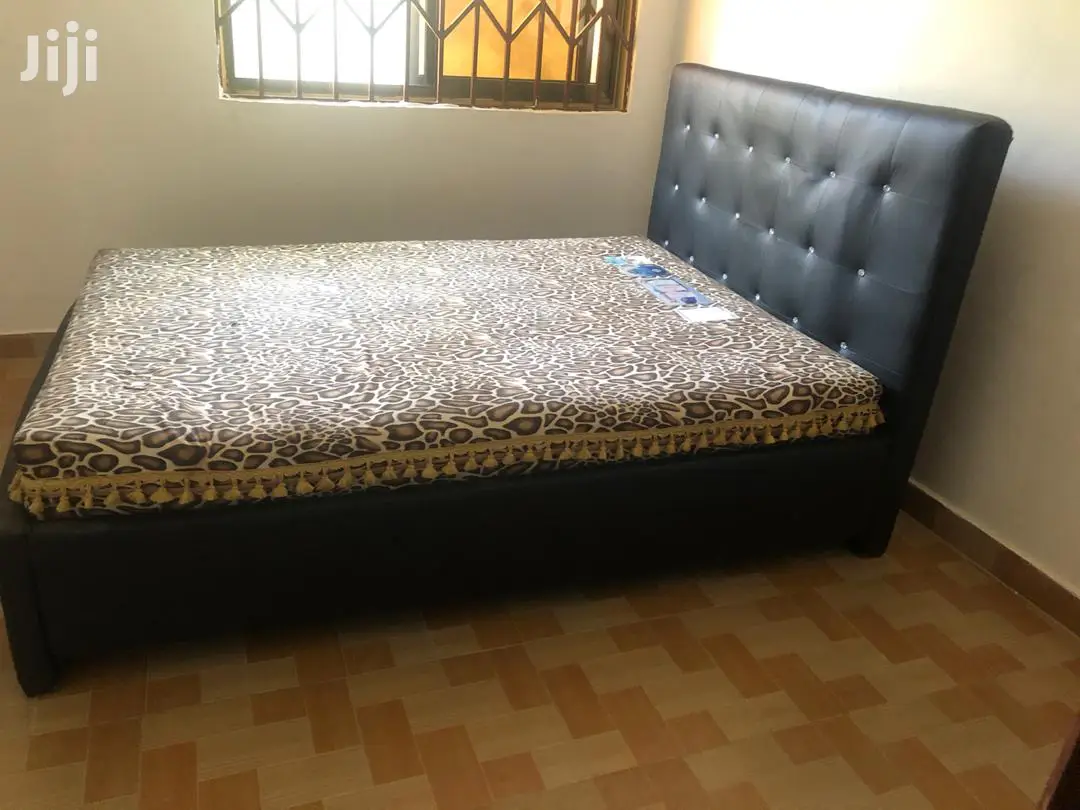 New Black Bed With Matress.Free Delivery