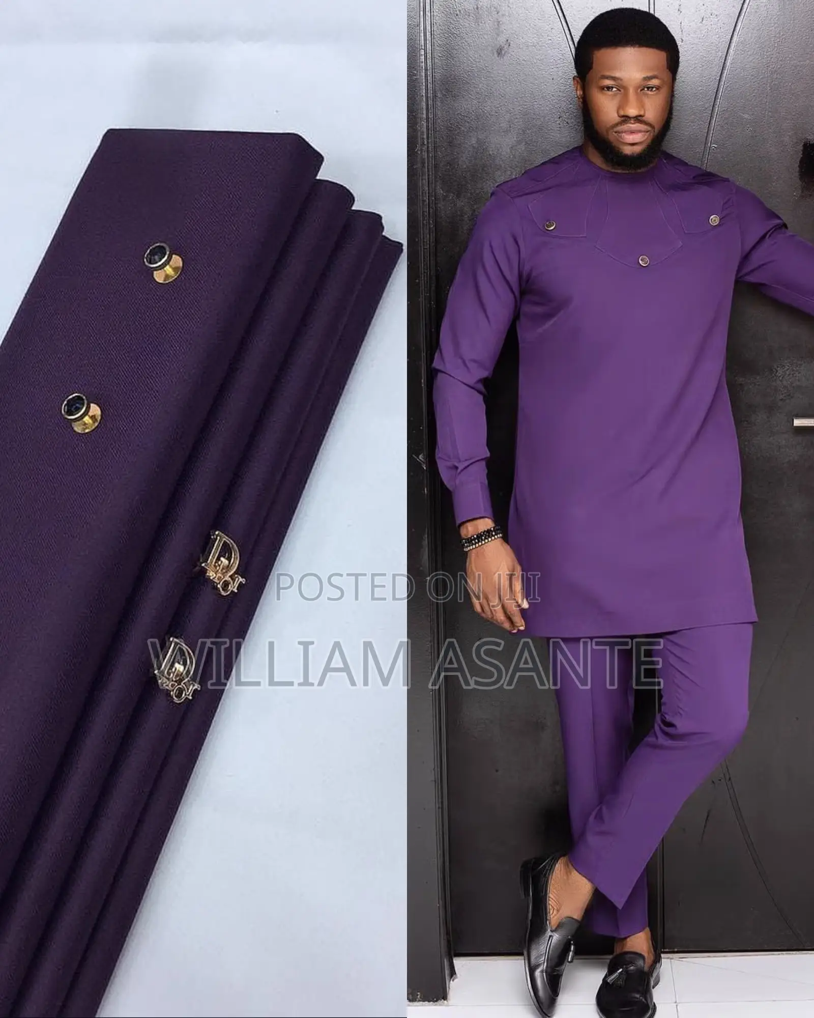 Plain Fabrics for Men Kaftan