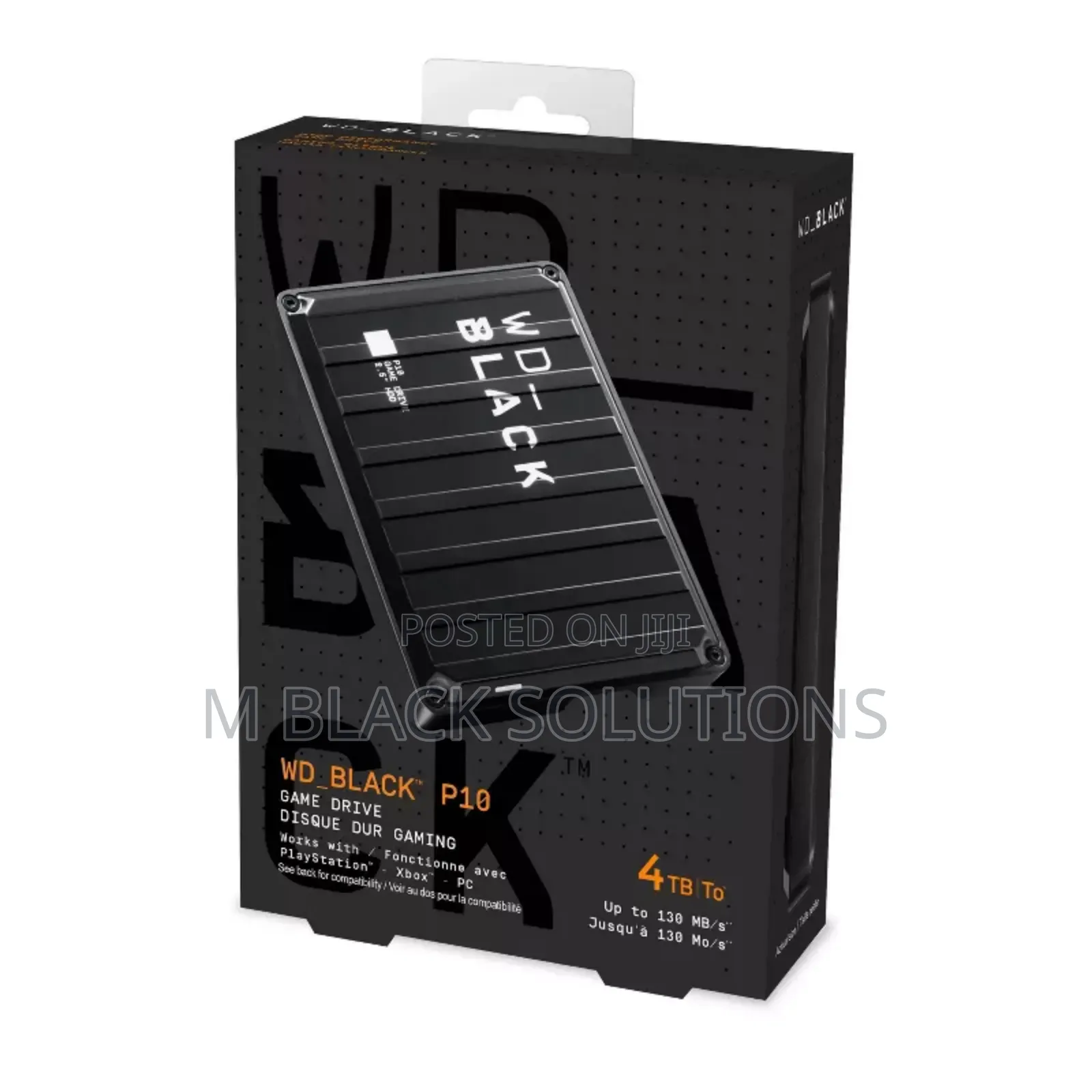 Wd - P10 4tb External Usb 3.2 Gen 1 Portable Hard Drive - Black
