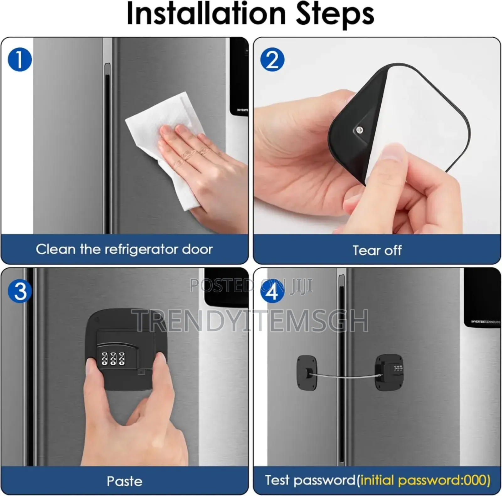 Password Window Cabinet Wardrobe Refrigerator Child Safety Lock