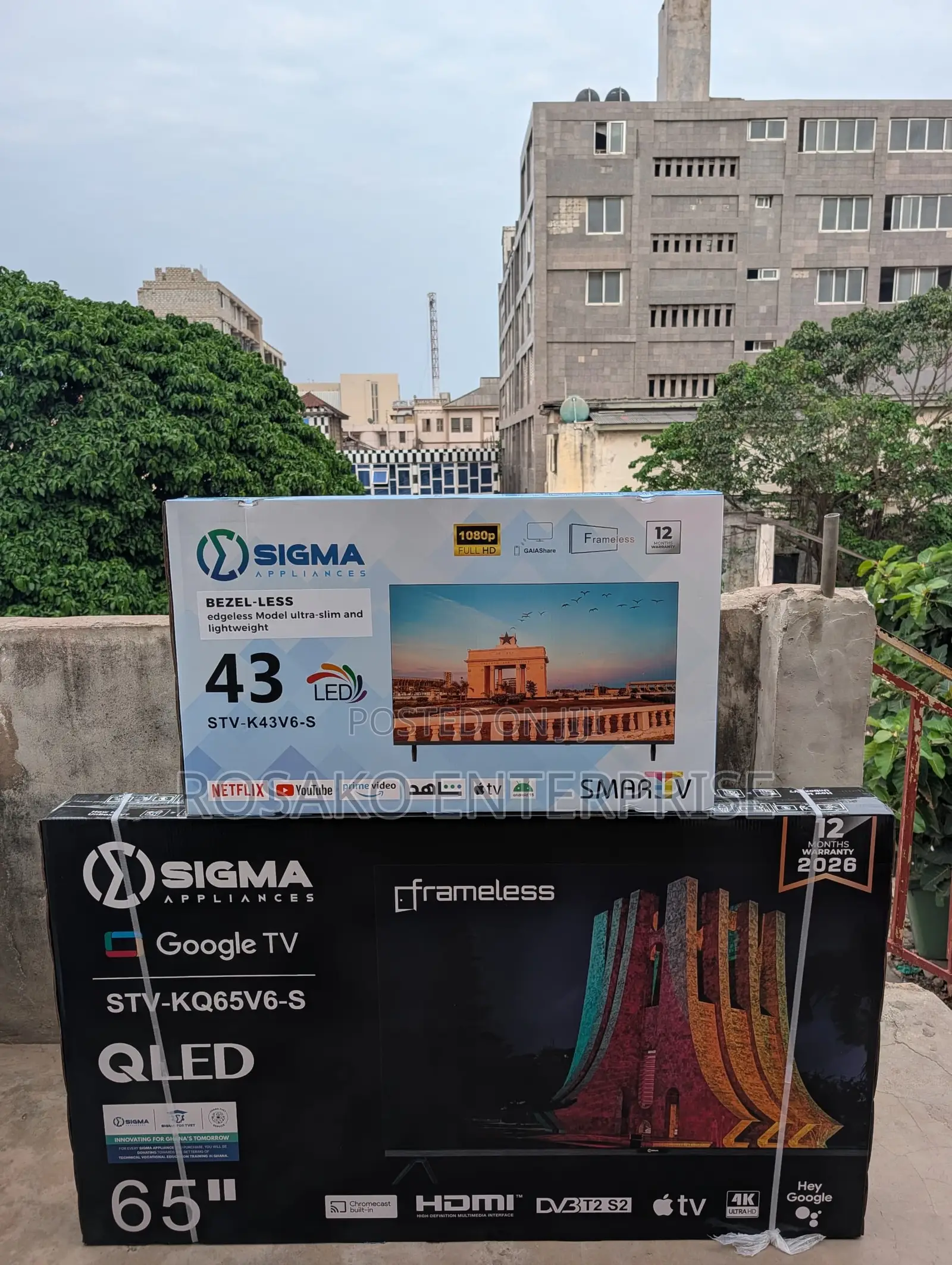 Sigma 65inch Smart Uhd 5350 Ghc /43 Smart 2350