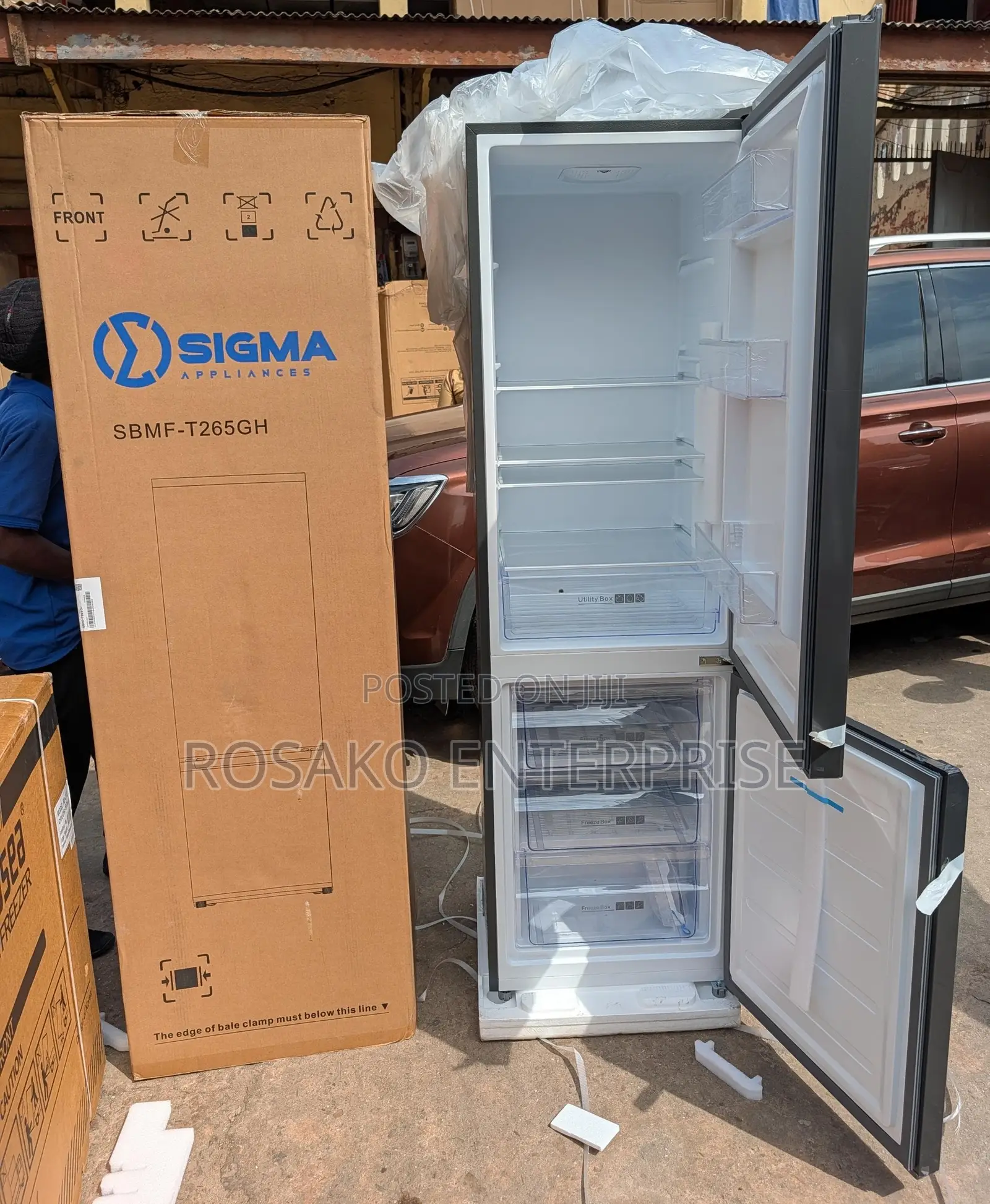 Sigma 261l Double Door Refrigerator