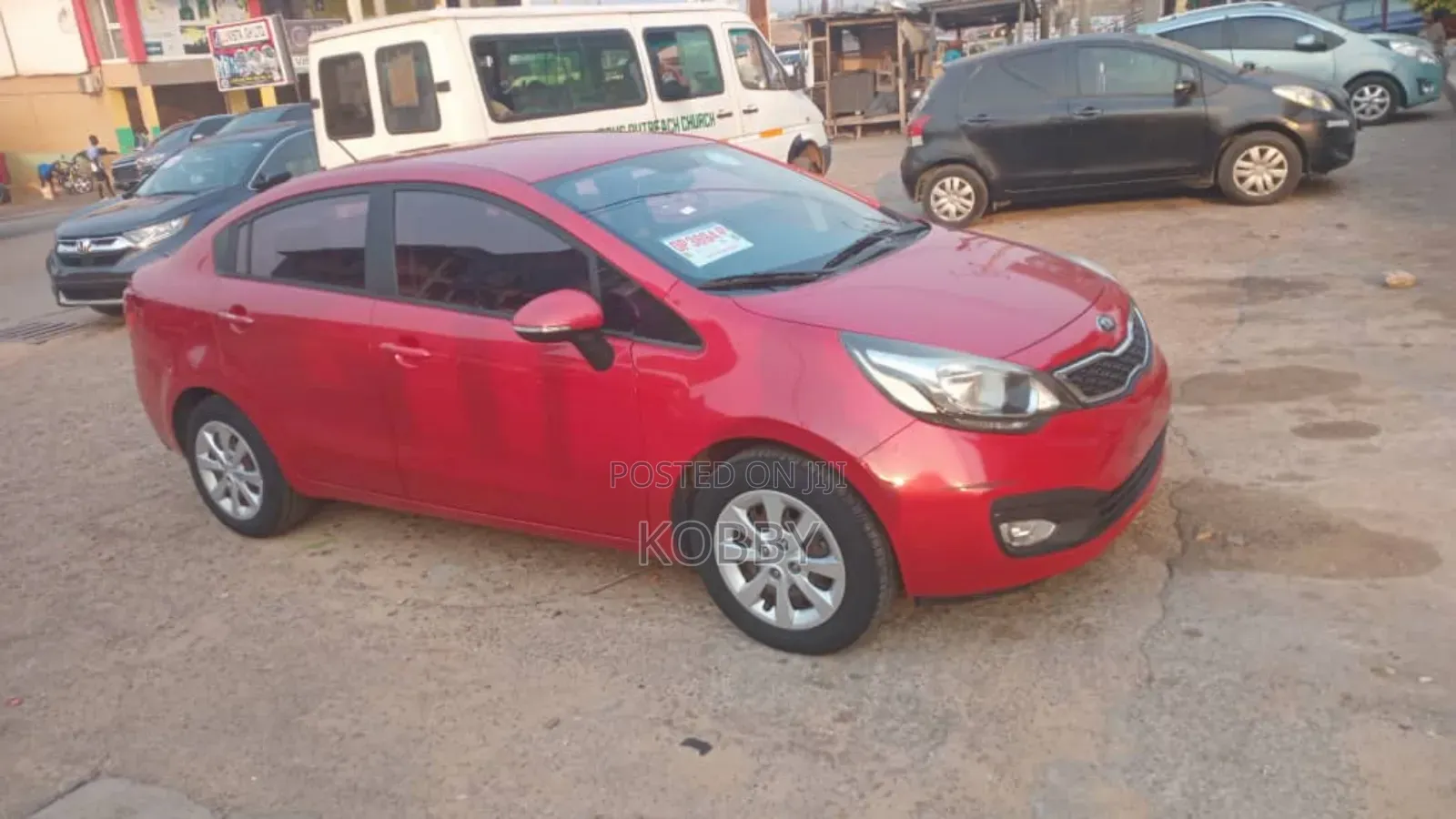 Kia Pride 2013 Red
