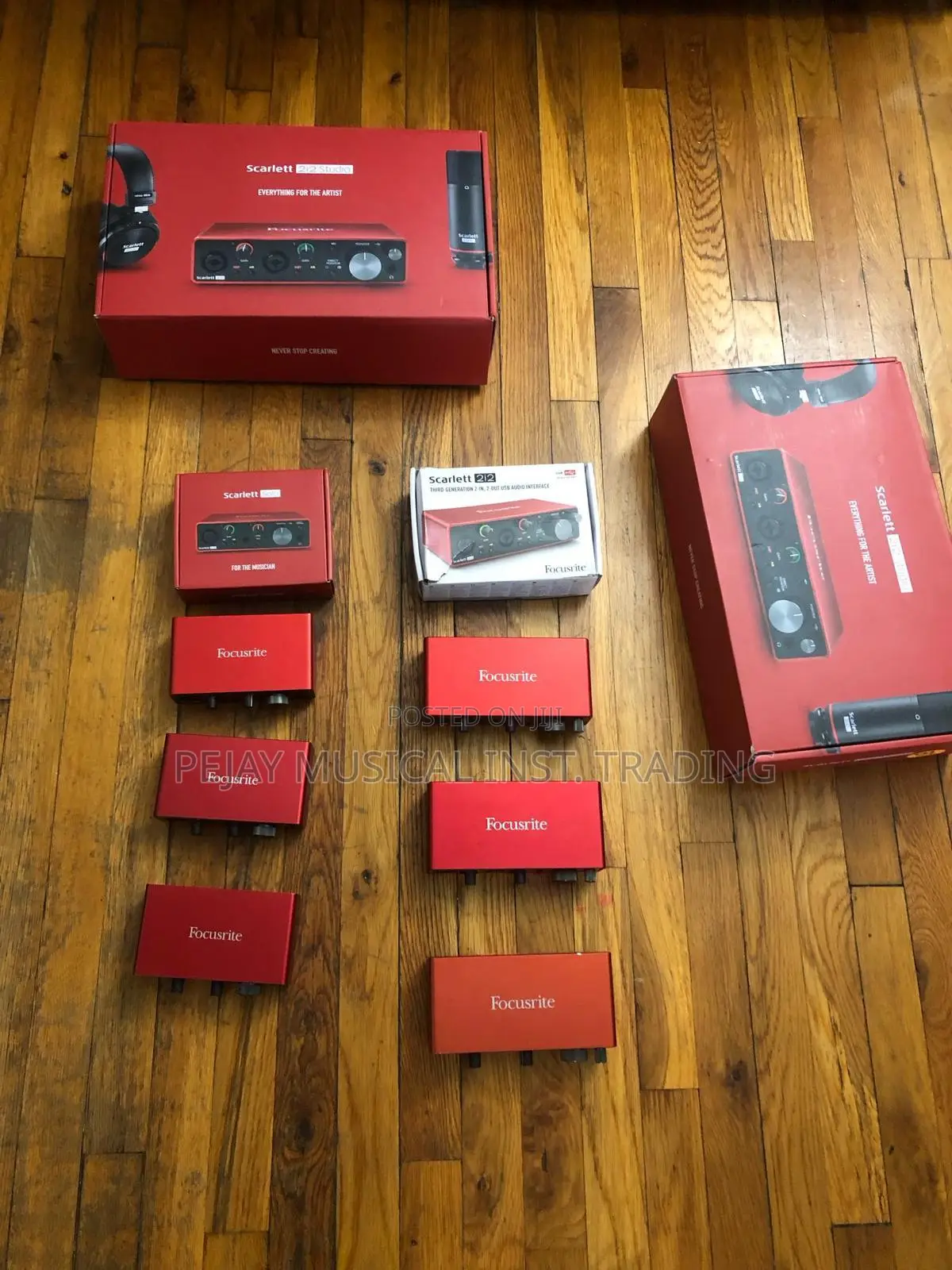 Focusrite Scarlett 3rd Gen | Solo, 2i2 Studio Bundle | Kumasi
