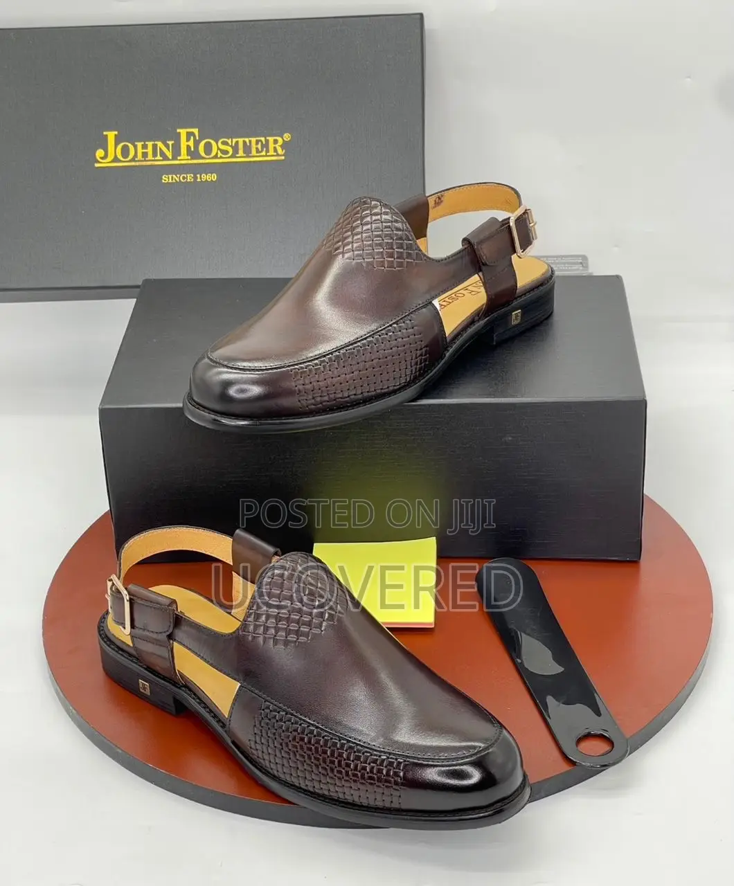 John Foster High Quality Leather Sandal