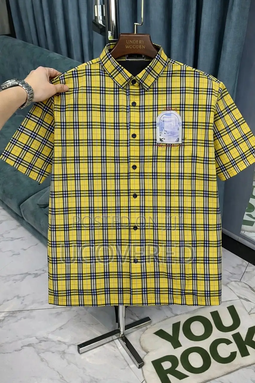 High Quality Designer Short Sleeves Shirt