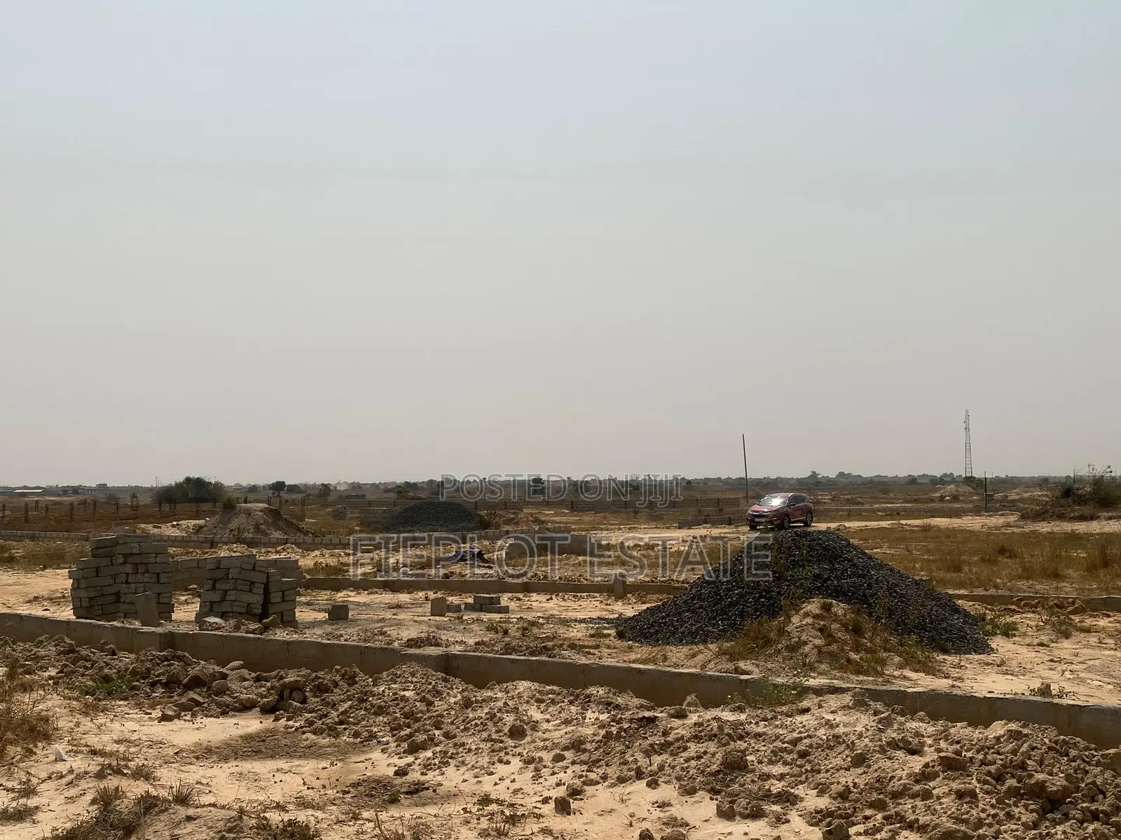 Registered And Demarcated 70x100ft Plot At Tsopoli, Skyport City