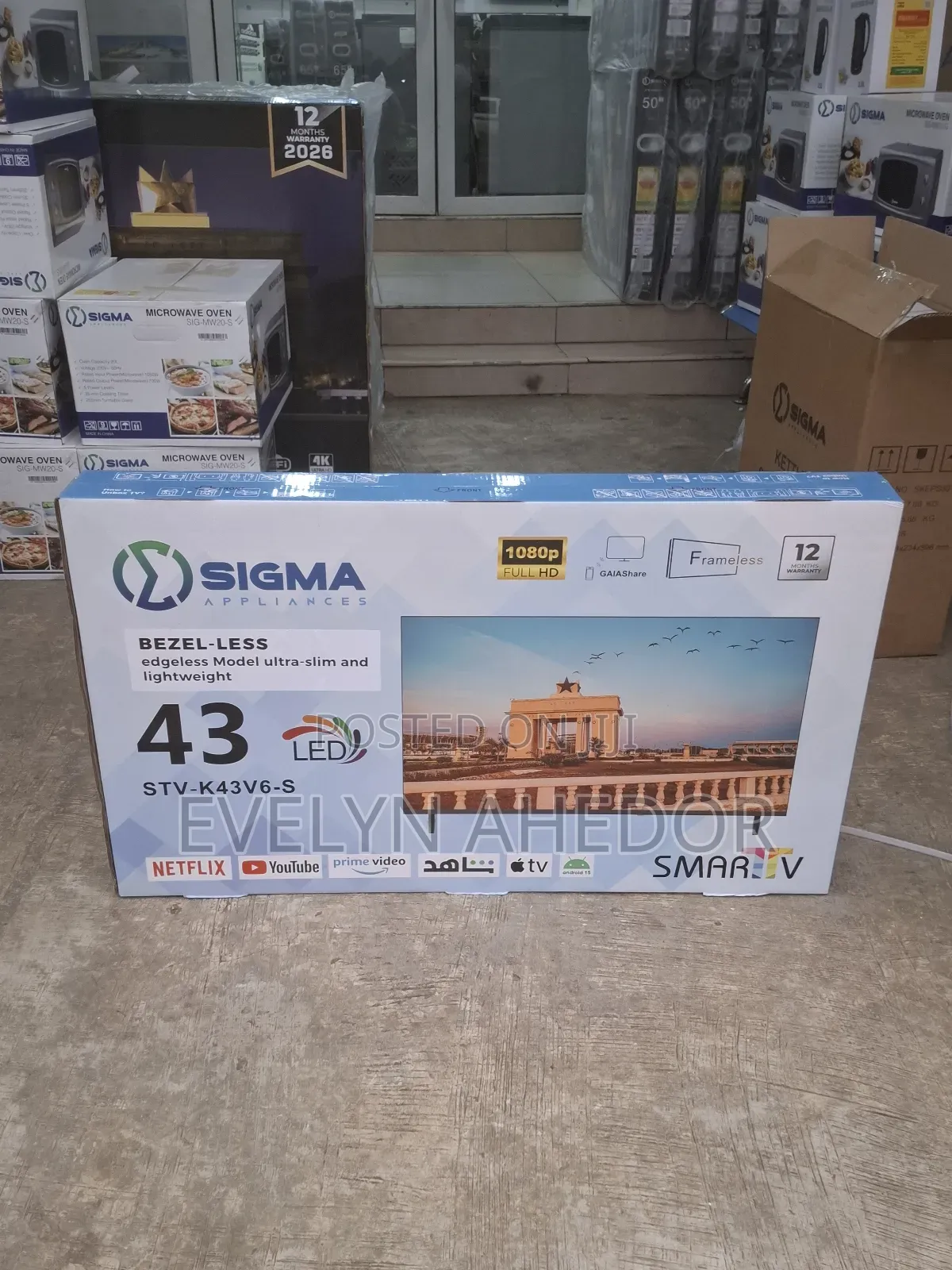 Quality Picture View of Sigma 43 Inches Smart Tv for Sale at Cool Pric