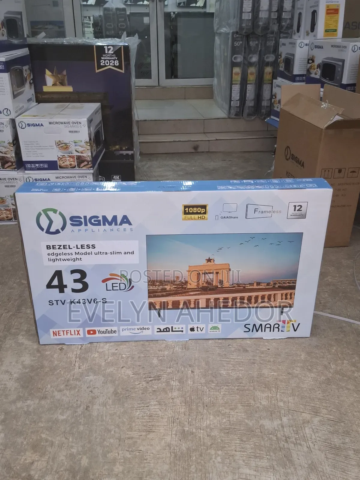 Nice Sigma Tv 43 Inches Smart Android Tv With Free Wall Mount Availabl