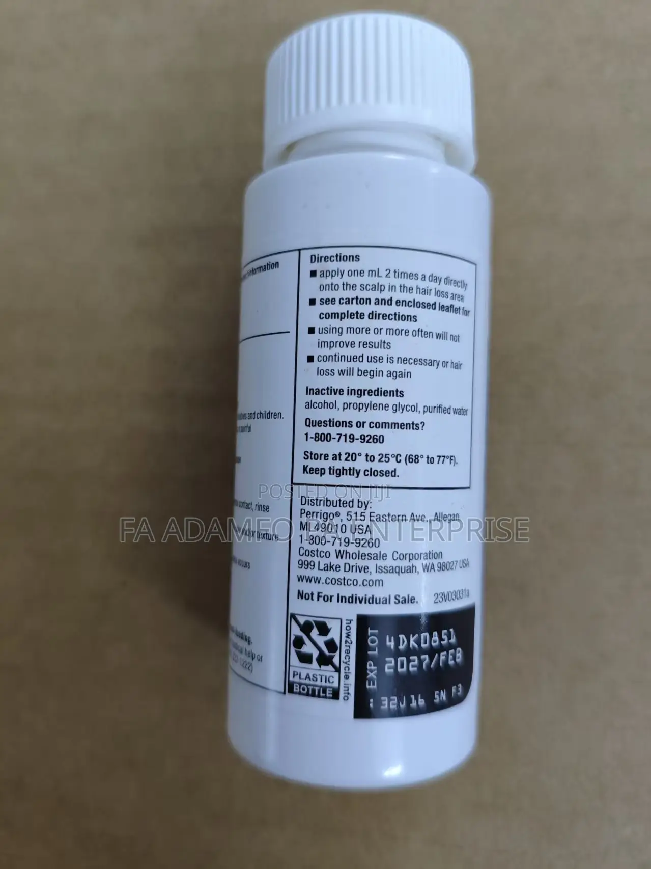 Kirkland - 100% Original Kirkland Minoxidil / Made In Usa