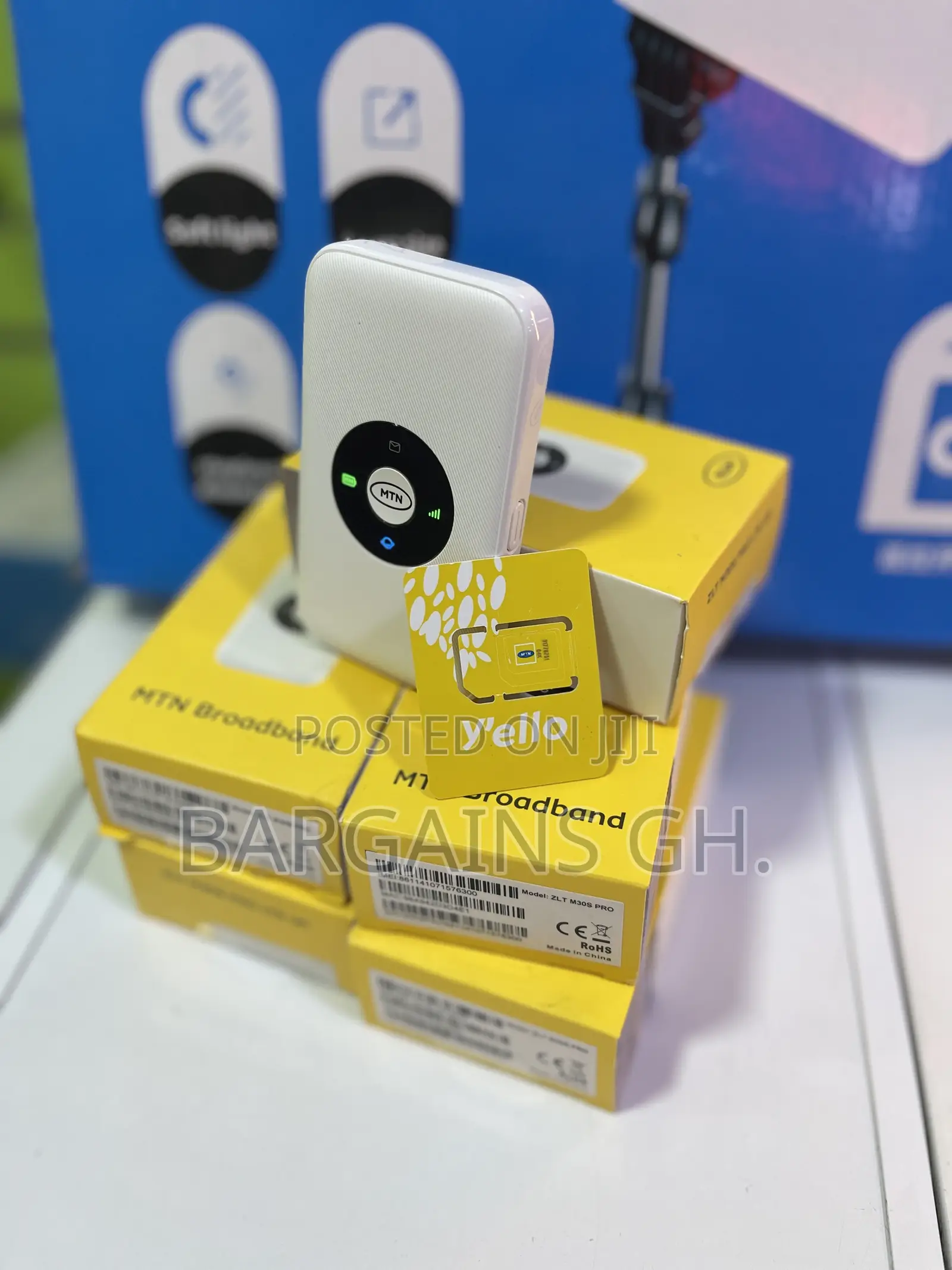 MTN Yello Biz Universal 4g Mifi With Yello Biz Data Sim (10gb Bonus)