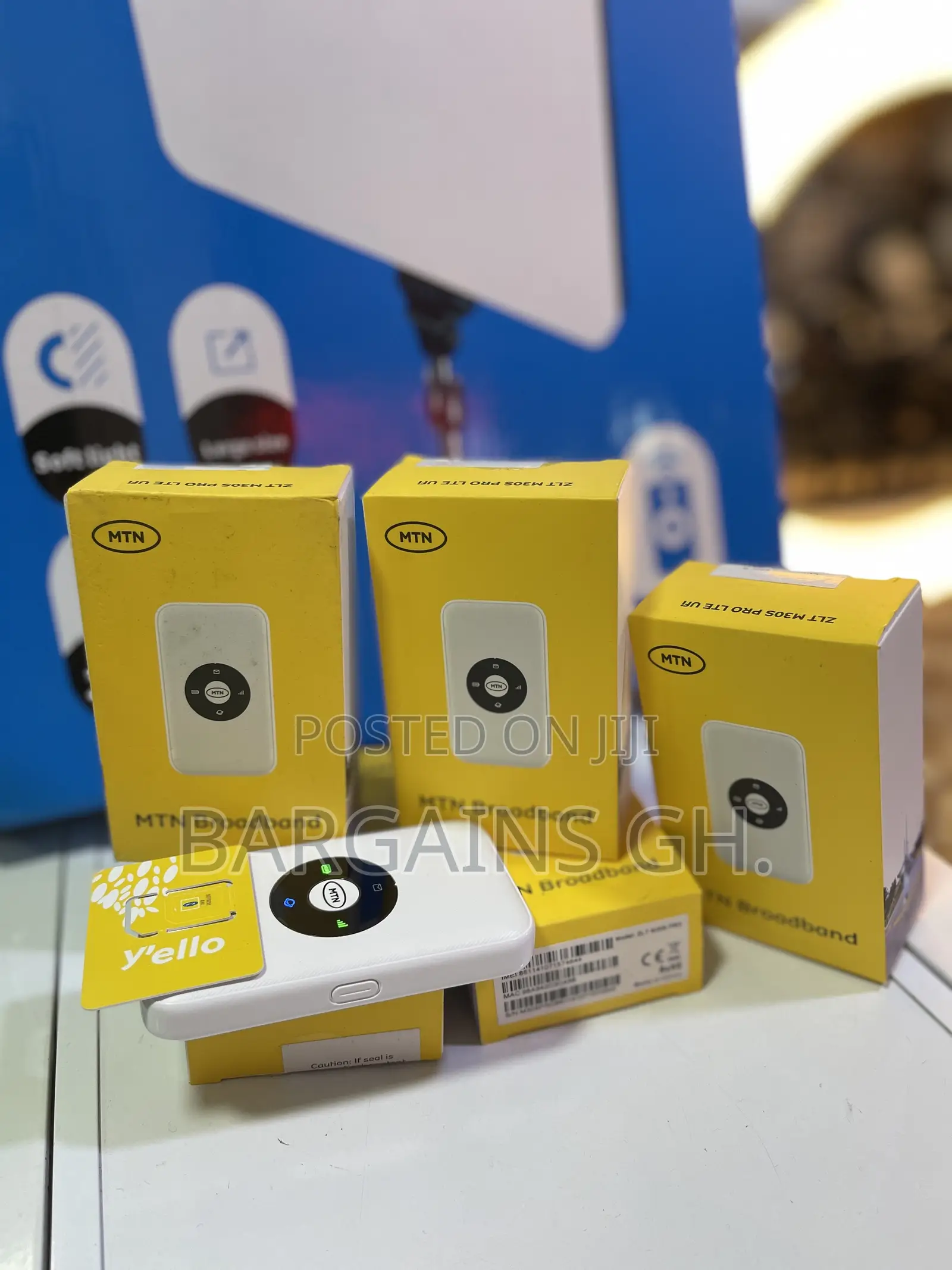 MTN Yello Biz Universal 4g Mifi With Yello Biz Data Sim (10gb Bonus)