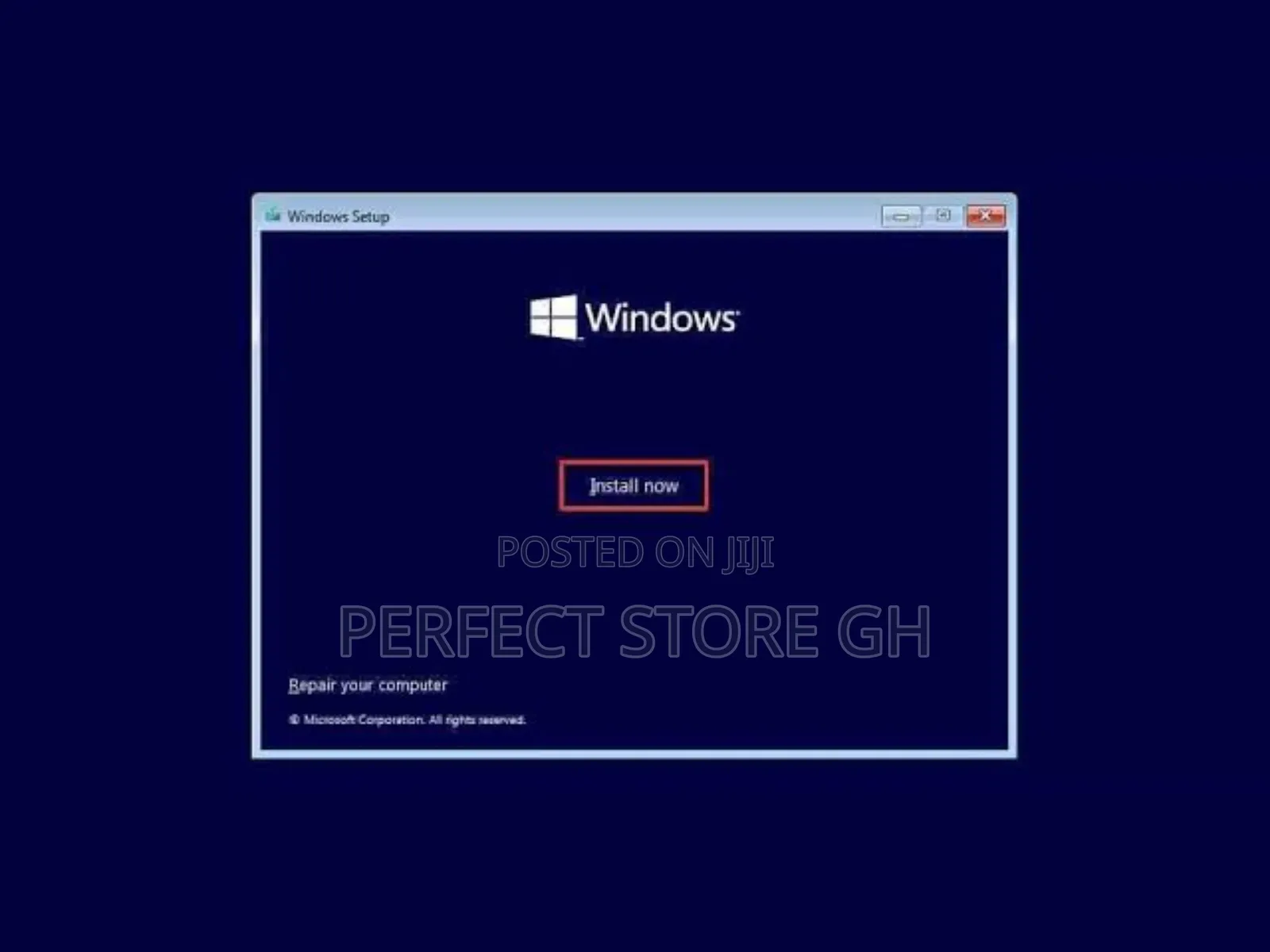 Windows Installation Setup Services