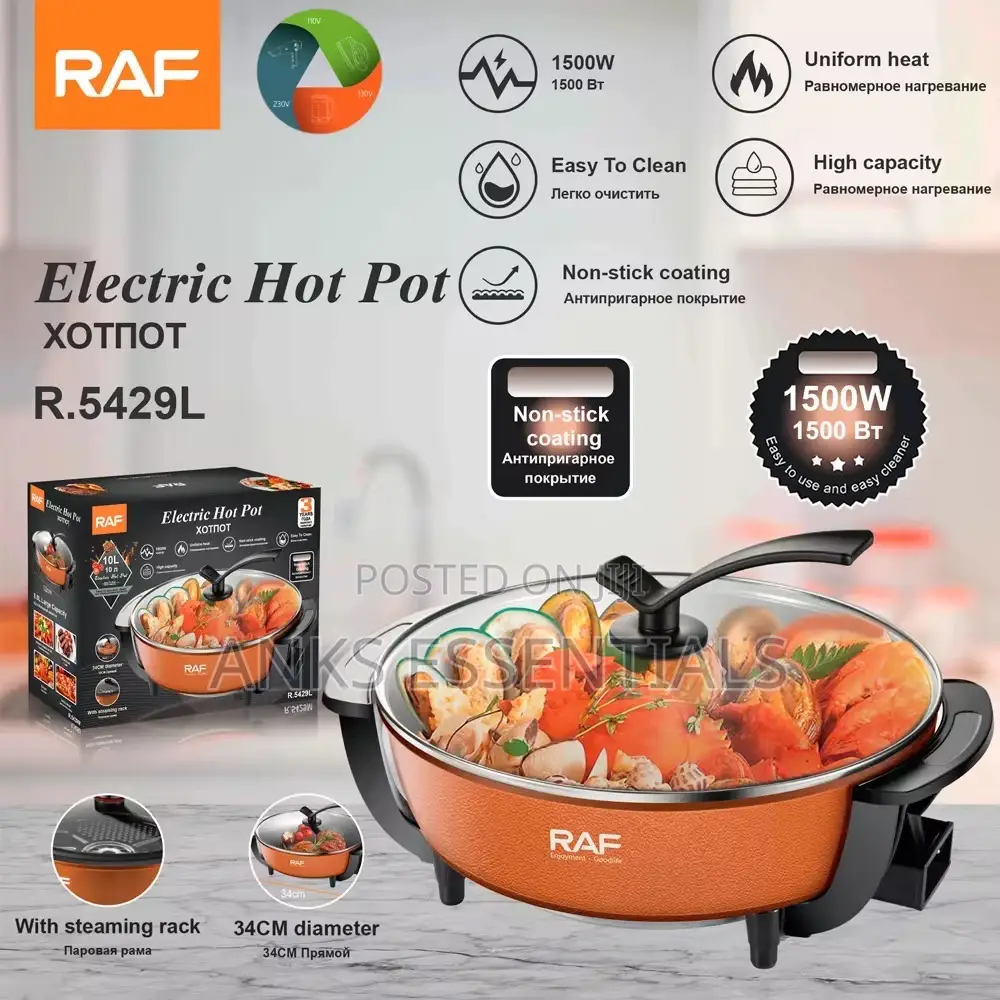 Raf 10l Electric Hot Pot – Fast Heating Large Capacity