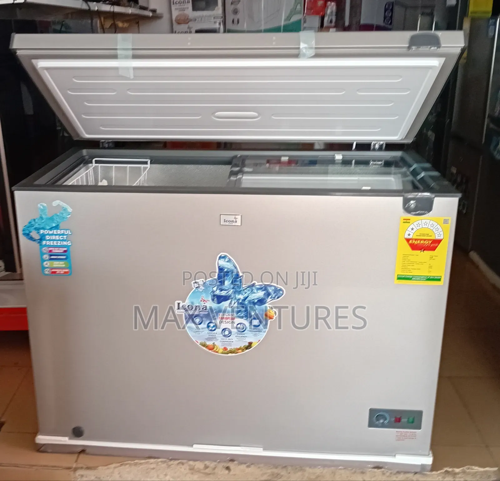 Icona 291l Freezer Fridge – Big Space, Clean Design