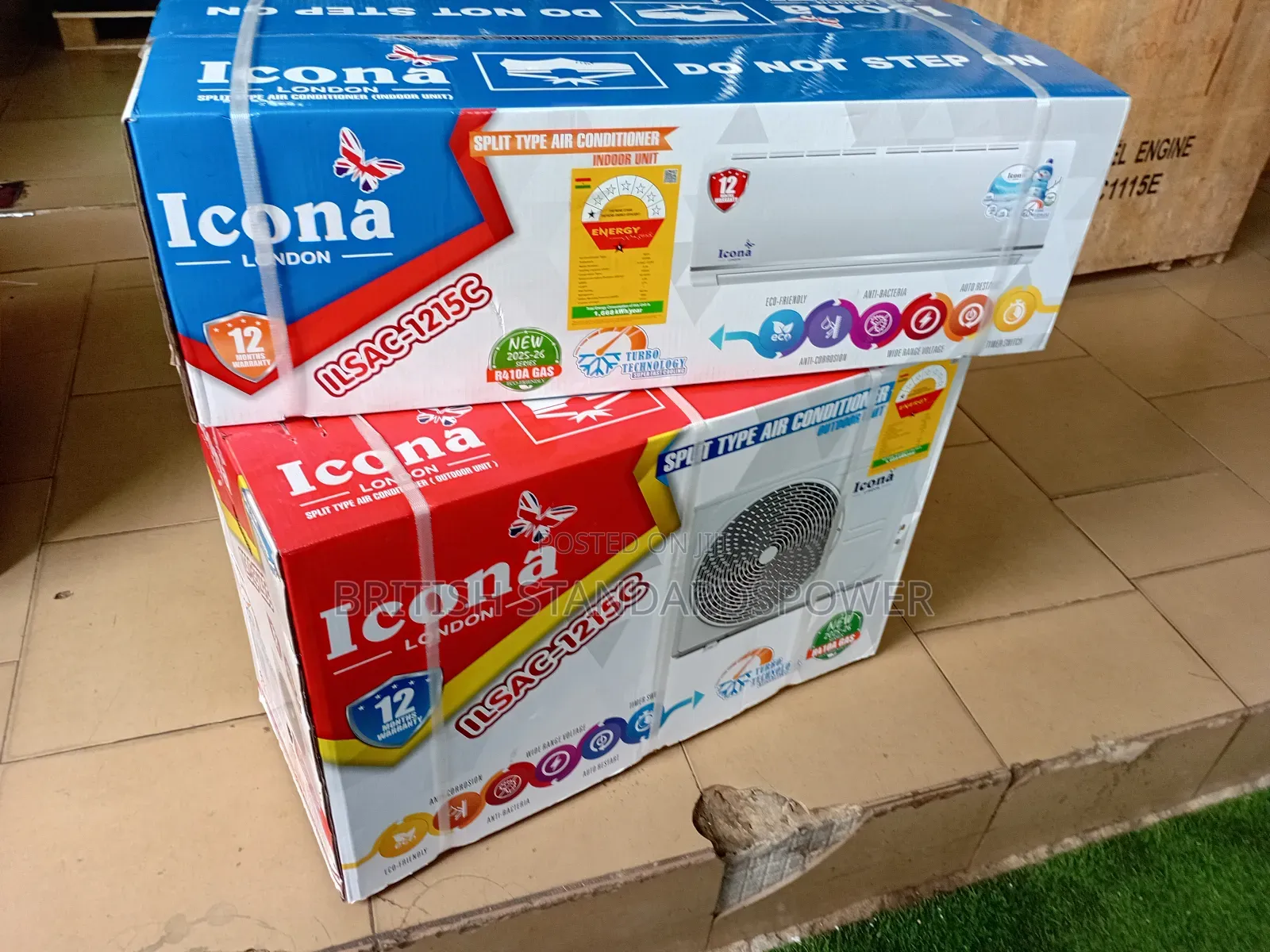 1.5hp Ice Cold Split Type Icona Air Conditioner