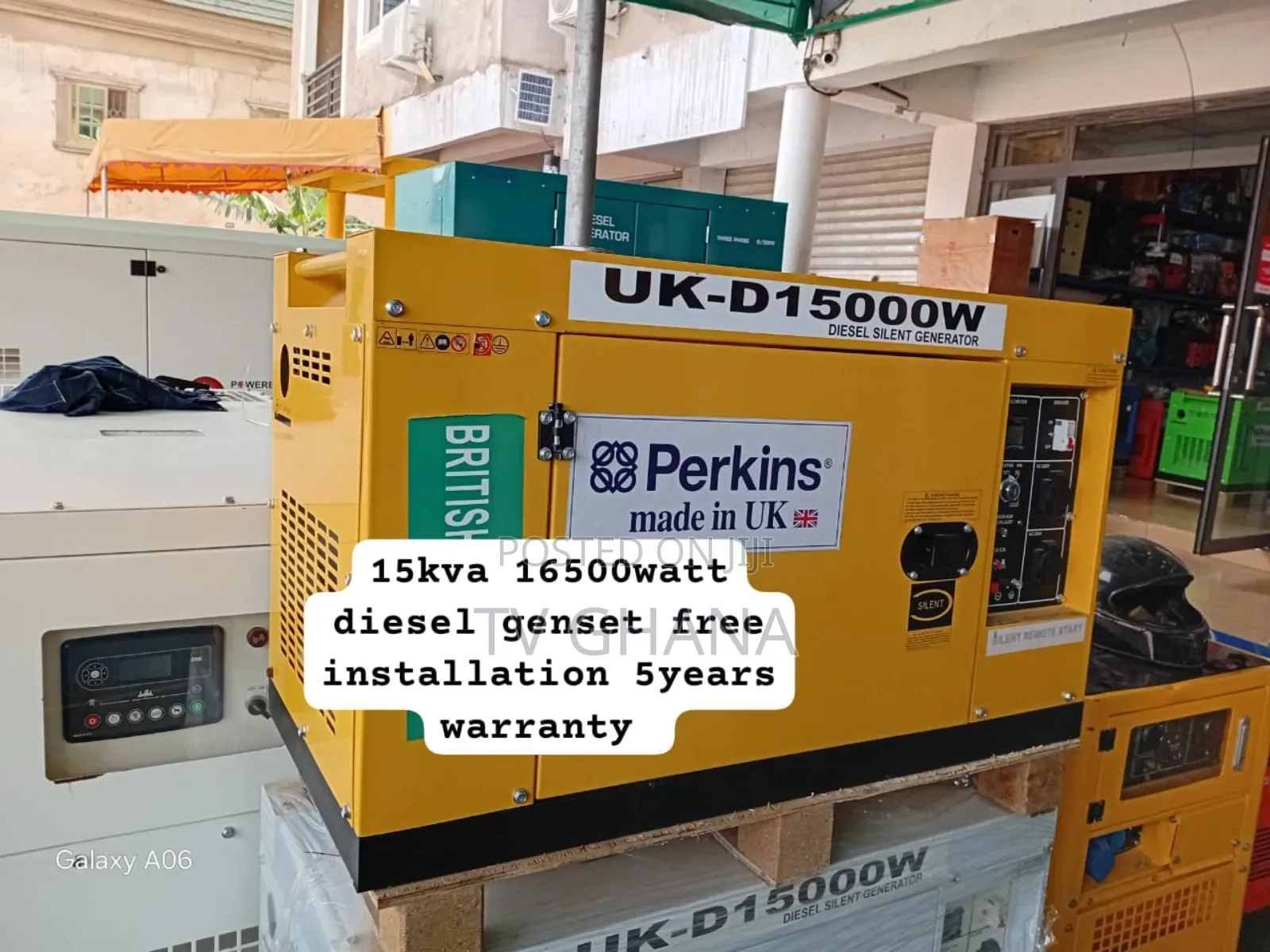 Perkins 15kva Soundproof Diesel Generator | Remote Start |