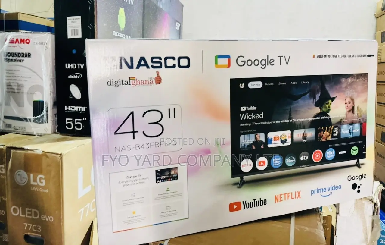 New Arrival Nasco Latest 43inch Smart Digital Andriod Led Google Tv