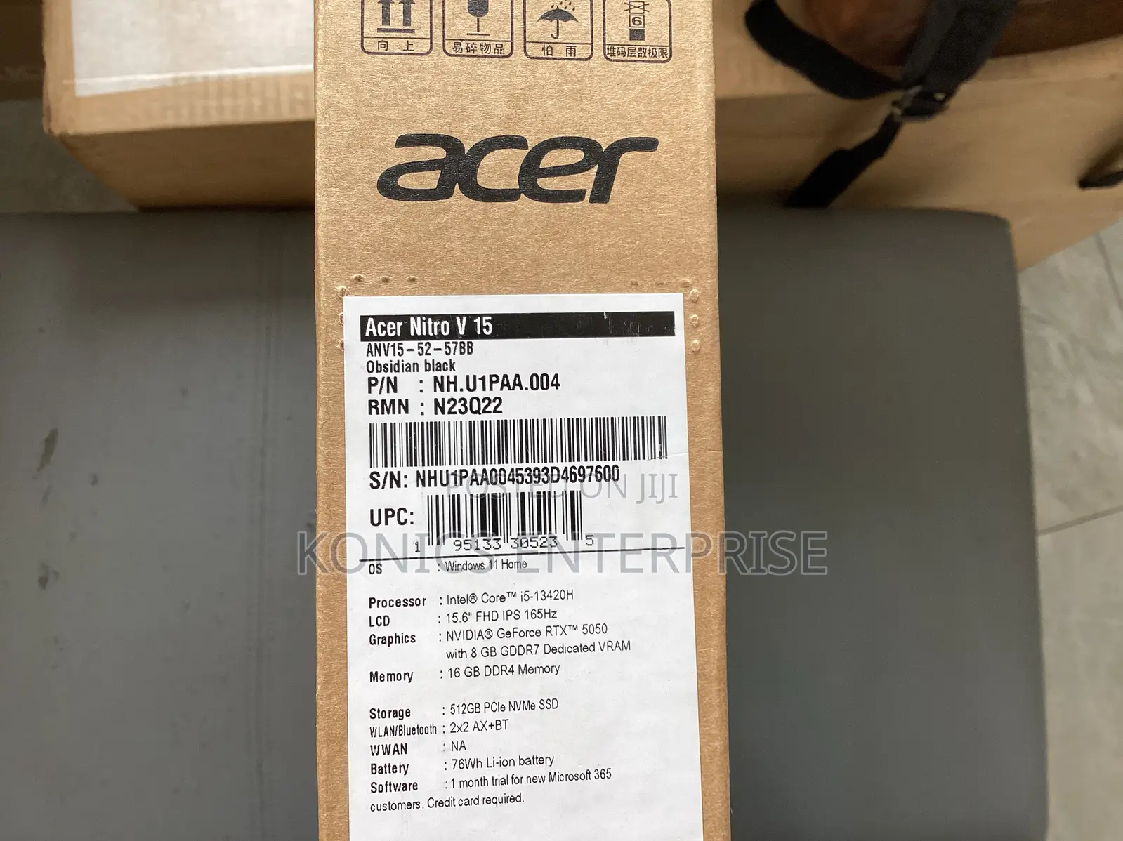 New Laptop Acer Nitro 5 16GB Intel Core I5 SSD 512GB