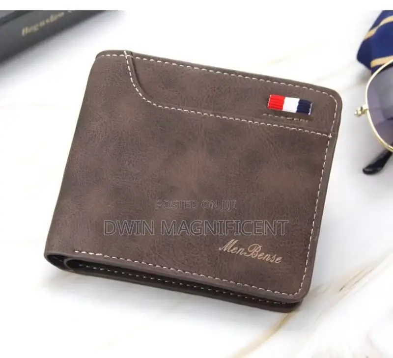 Men's Bense Pu Leather Bifold Wallet
