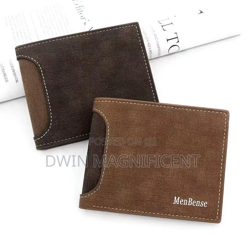 Men's Bense Pu Leather Bifold Wallet
