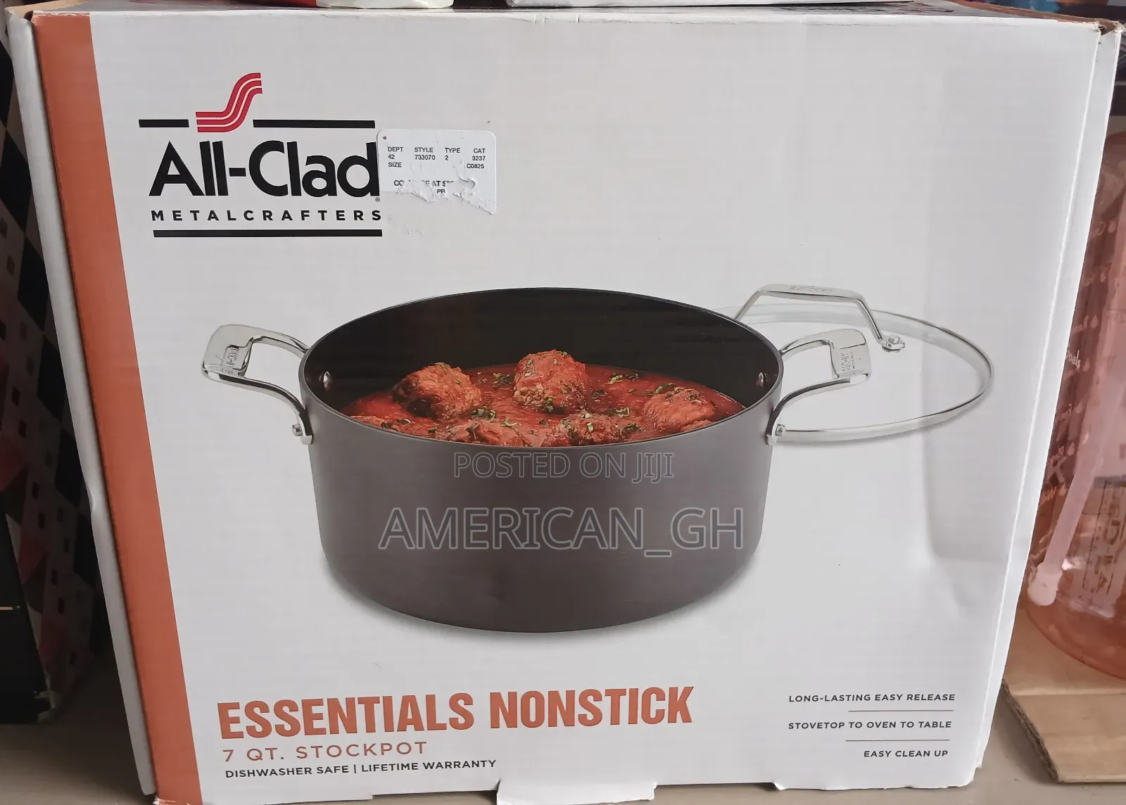 All Clad Essentials Nonstick 7 Qt. Stockpot