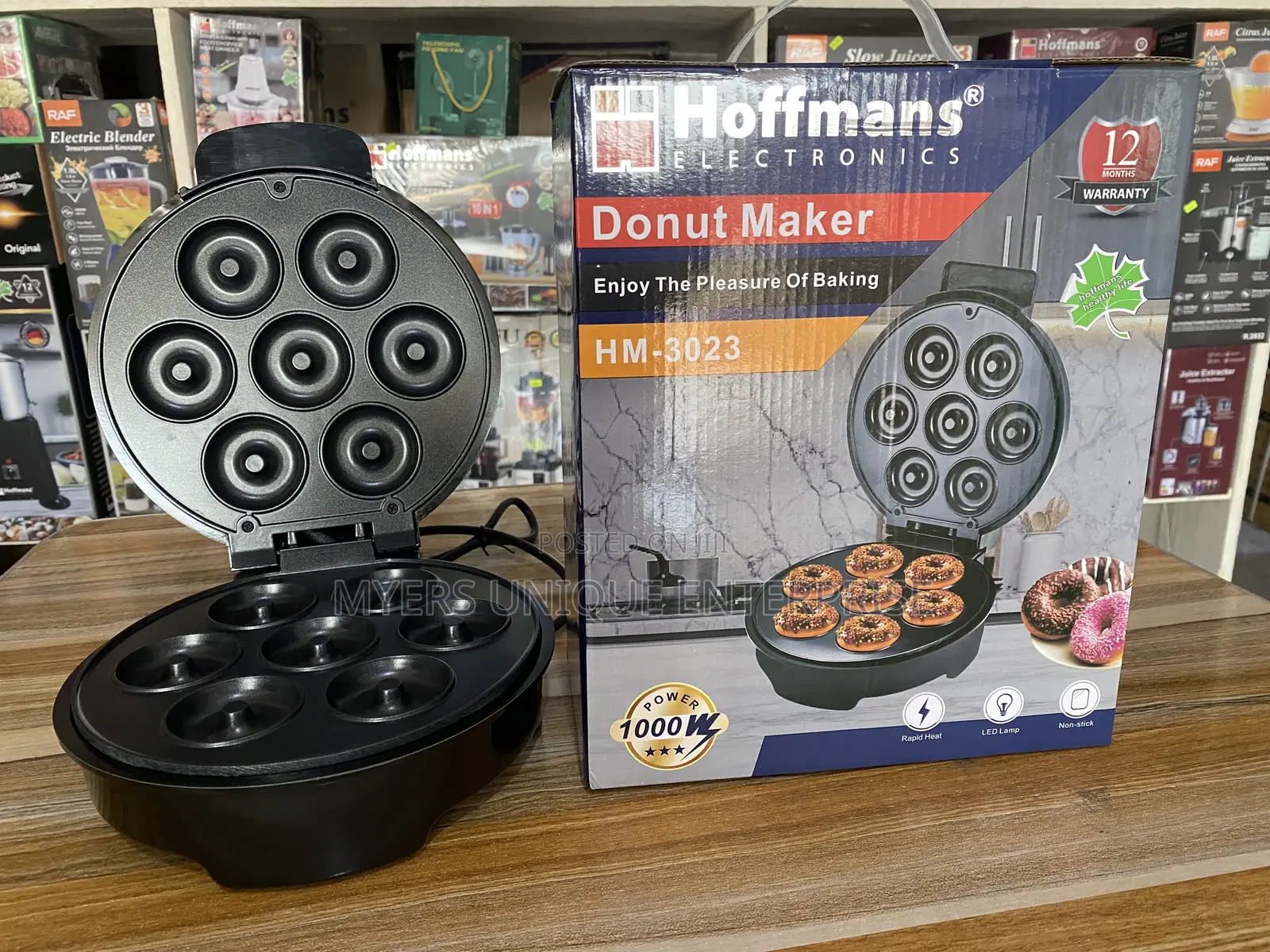 Rapid‐Heat 1000w Donut Machine Hoffman
