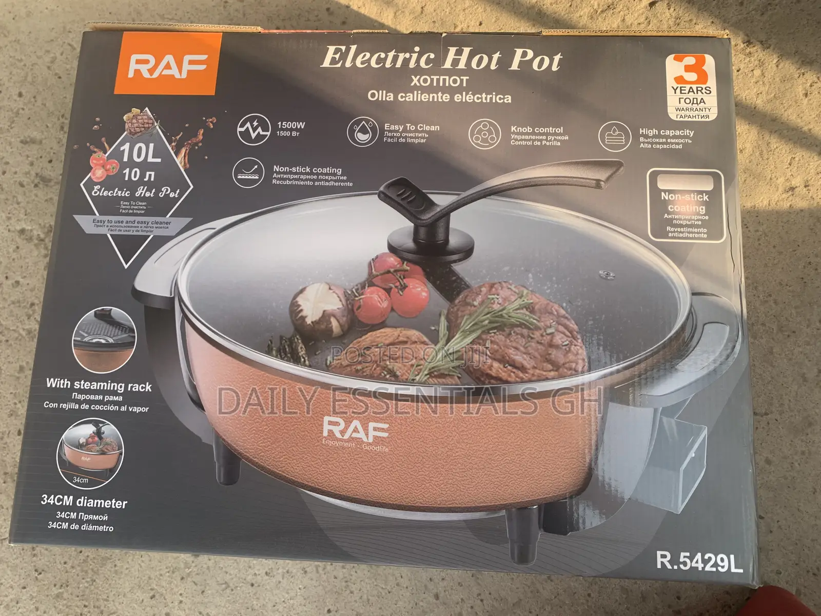 Big Size Raf 10l Hot Pot – Cooking Boiling Made Easy