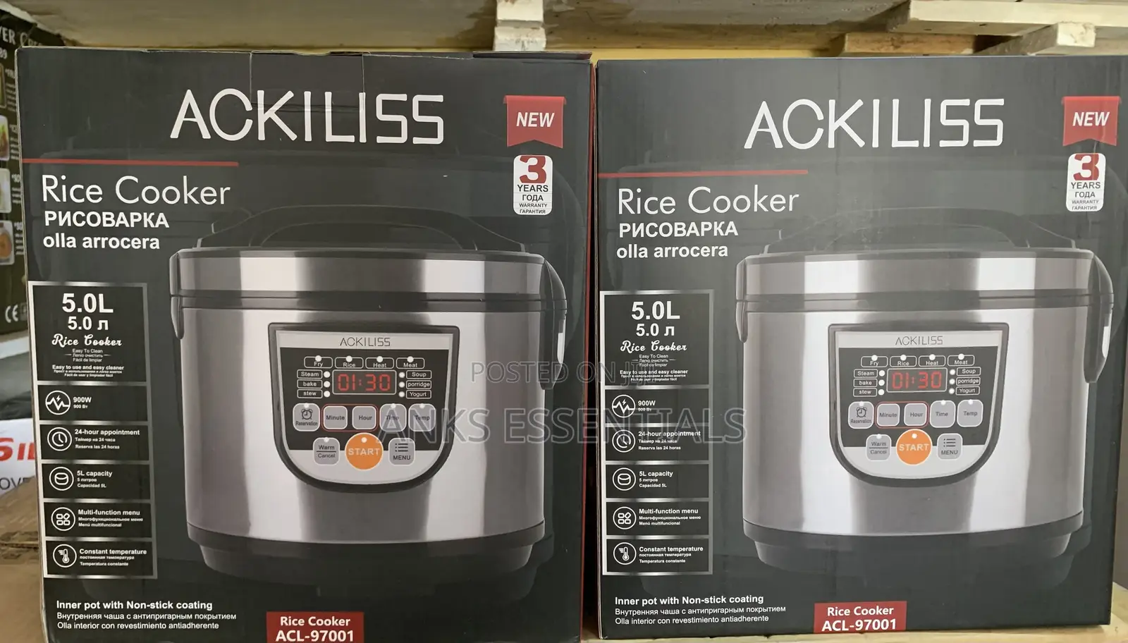 5l Ackiliss Electric Rice Cooker – High Qu