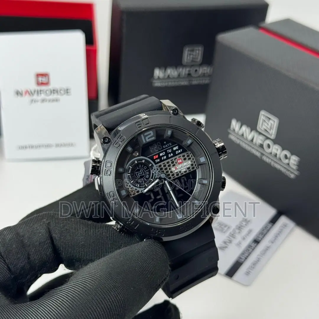 Naviforce Nf6104 Analog-Digital Men's Sports Watch