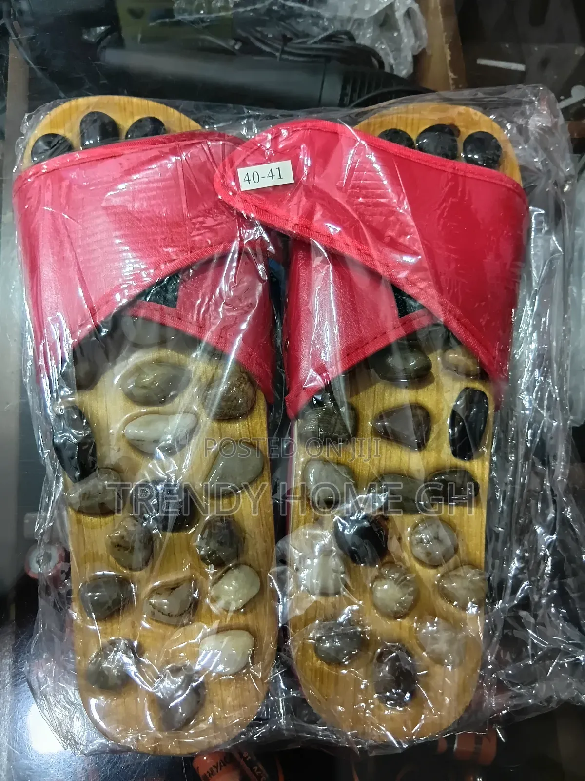 Cobblestone Massage Slippers Flip Flops (Foot Reflexology)