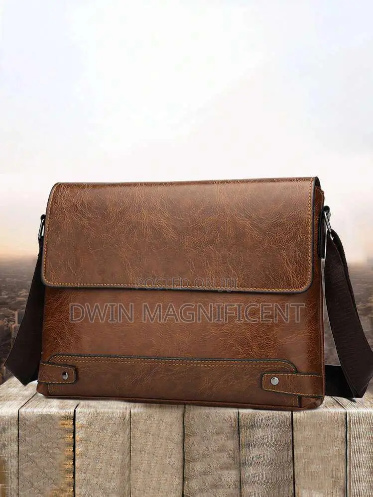 Pu Leather Business Messenger Bag