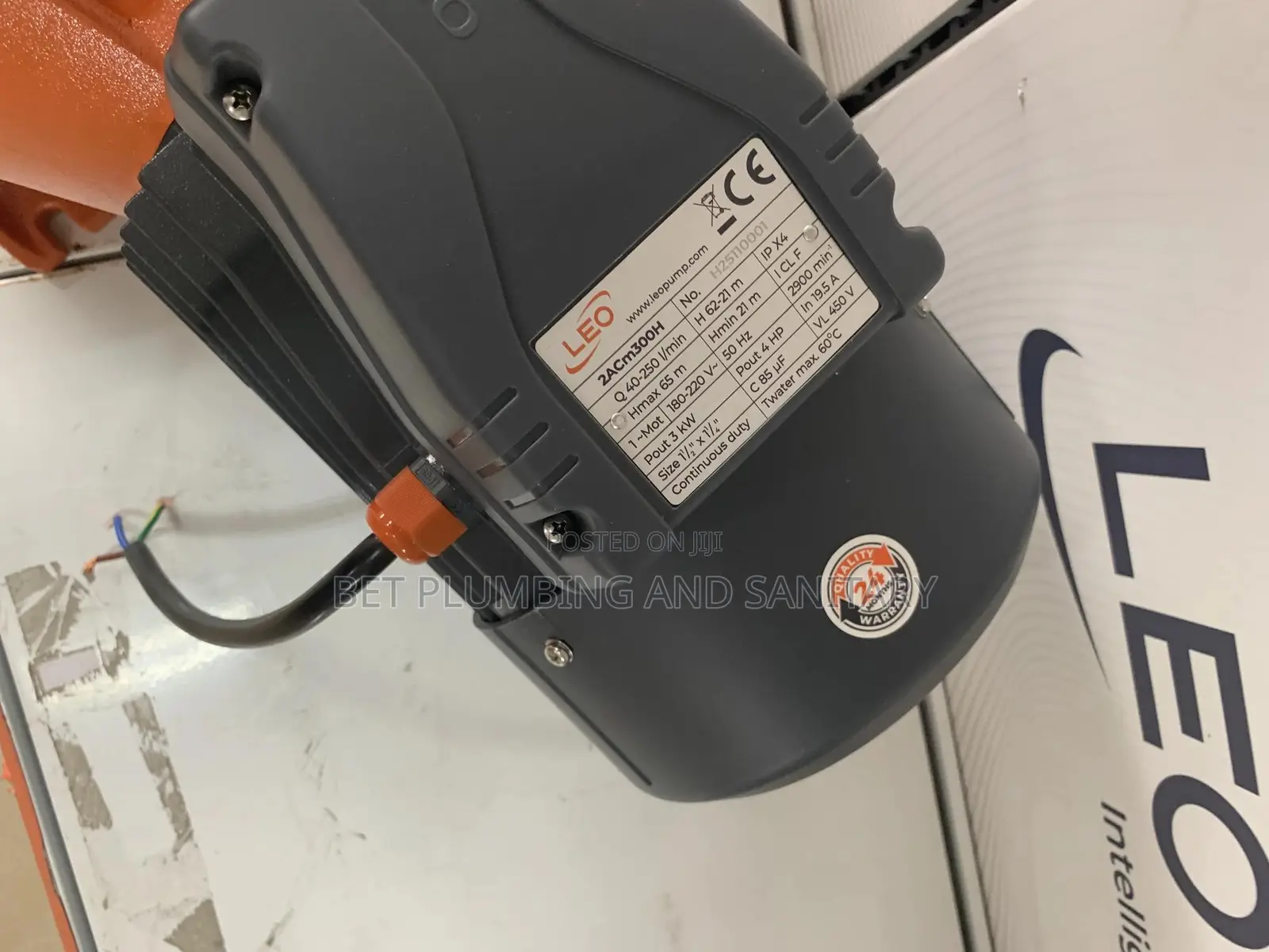 Accurate 4hp Water Pump Complete_leo Water Pump