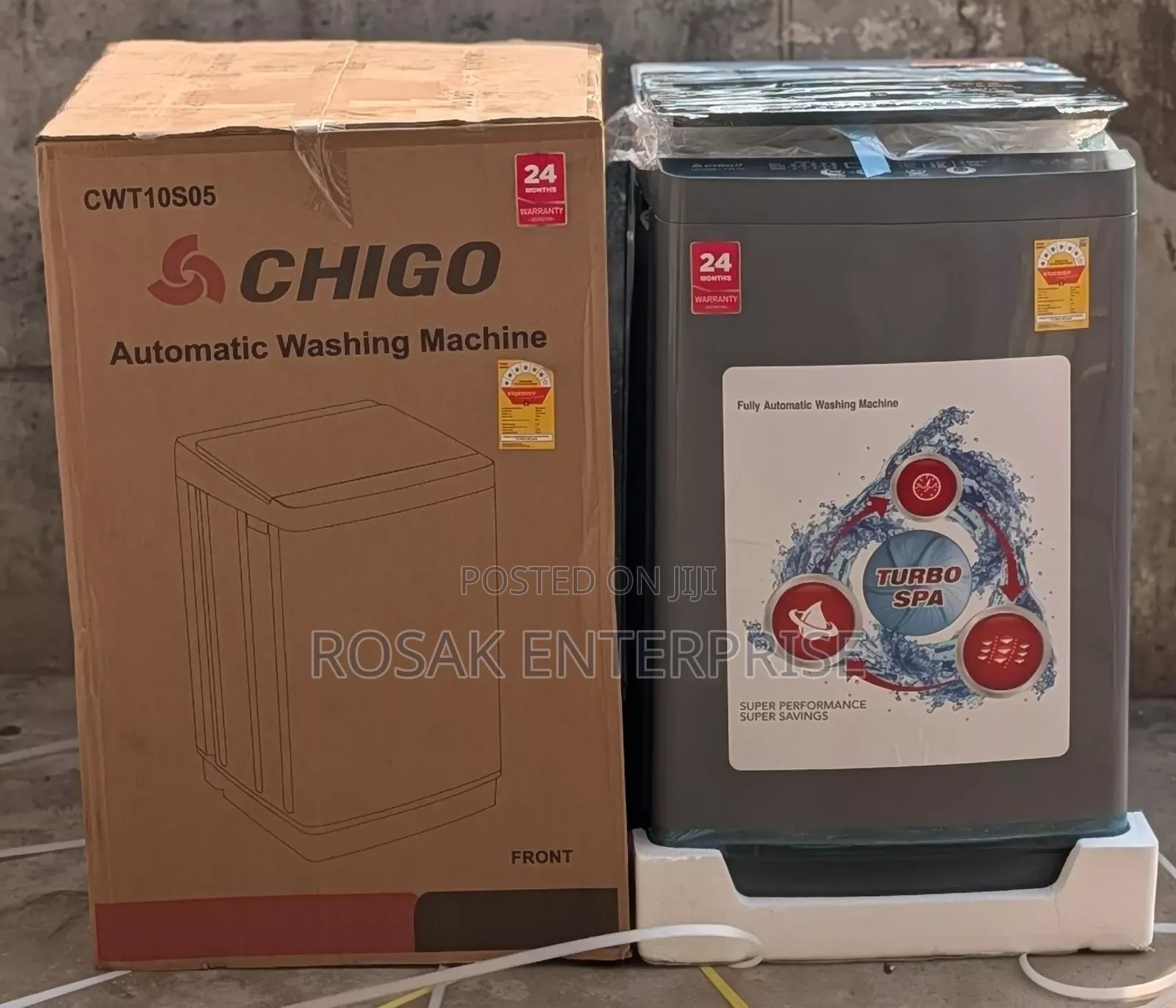 Chigo *10kg* Top Load Full Automatic Washing Machine