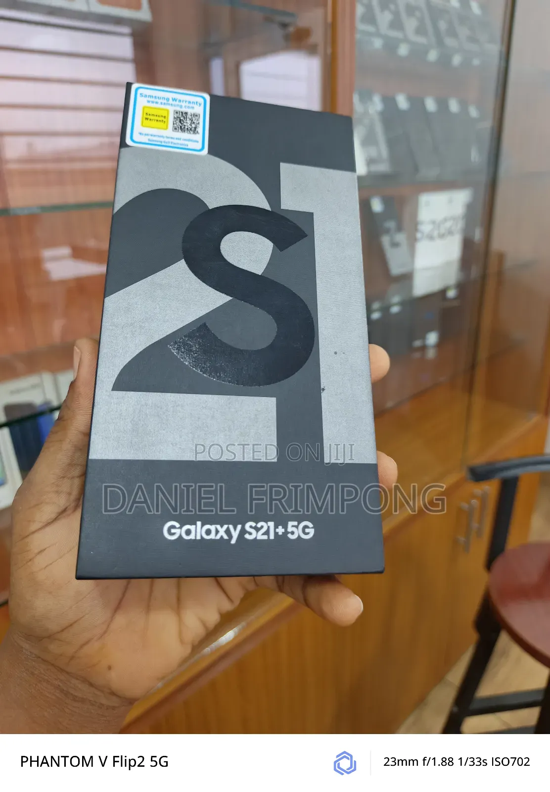 New Samsung Galaxy S21+ 5G 128 GB Black