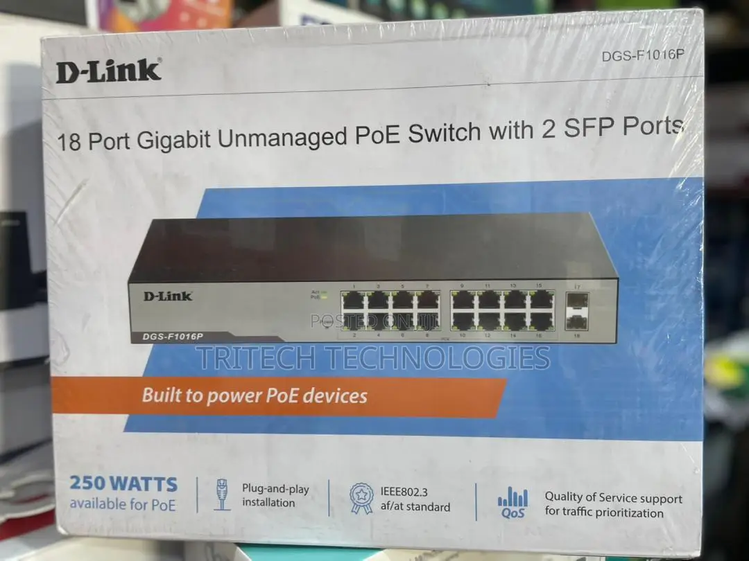 D-link Dgs-f1210-18ps-e 18-port Gigabit Smart Managed Poet S