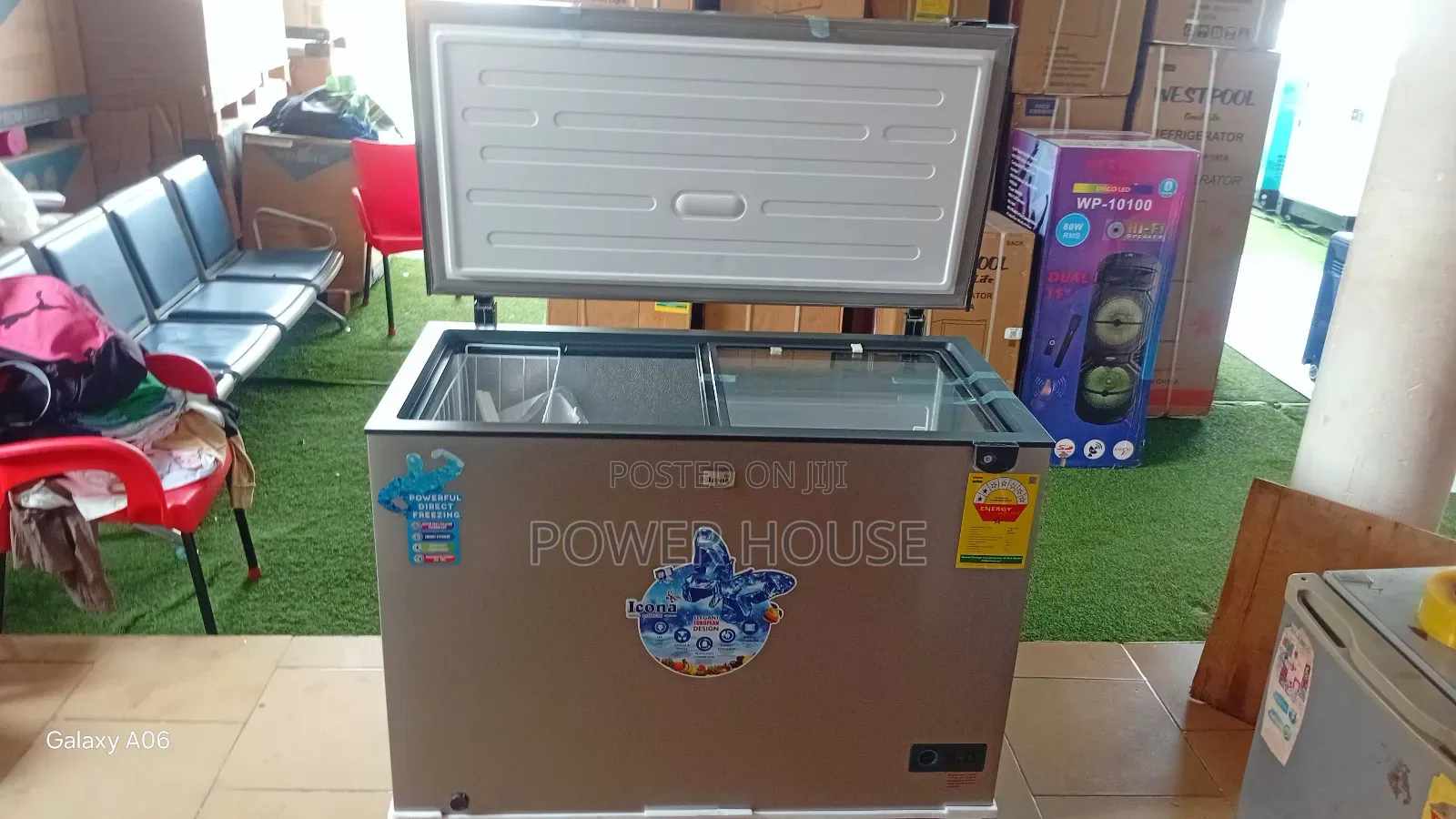 Icona Chest Freezer 291 Liters for Home Use
