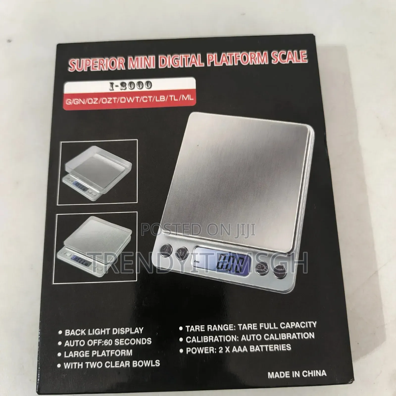 Digital Scale 3 Kg X 0.1 G Jewelry Gold Silver Coin Gram Pocket Size