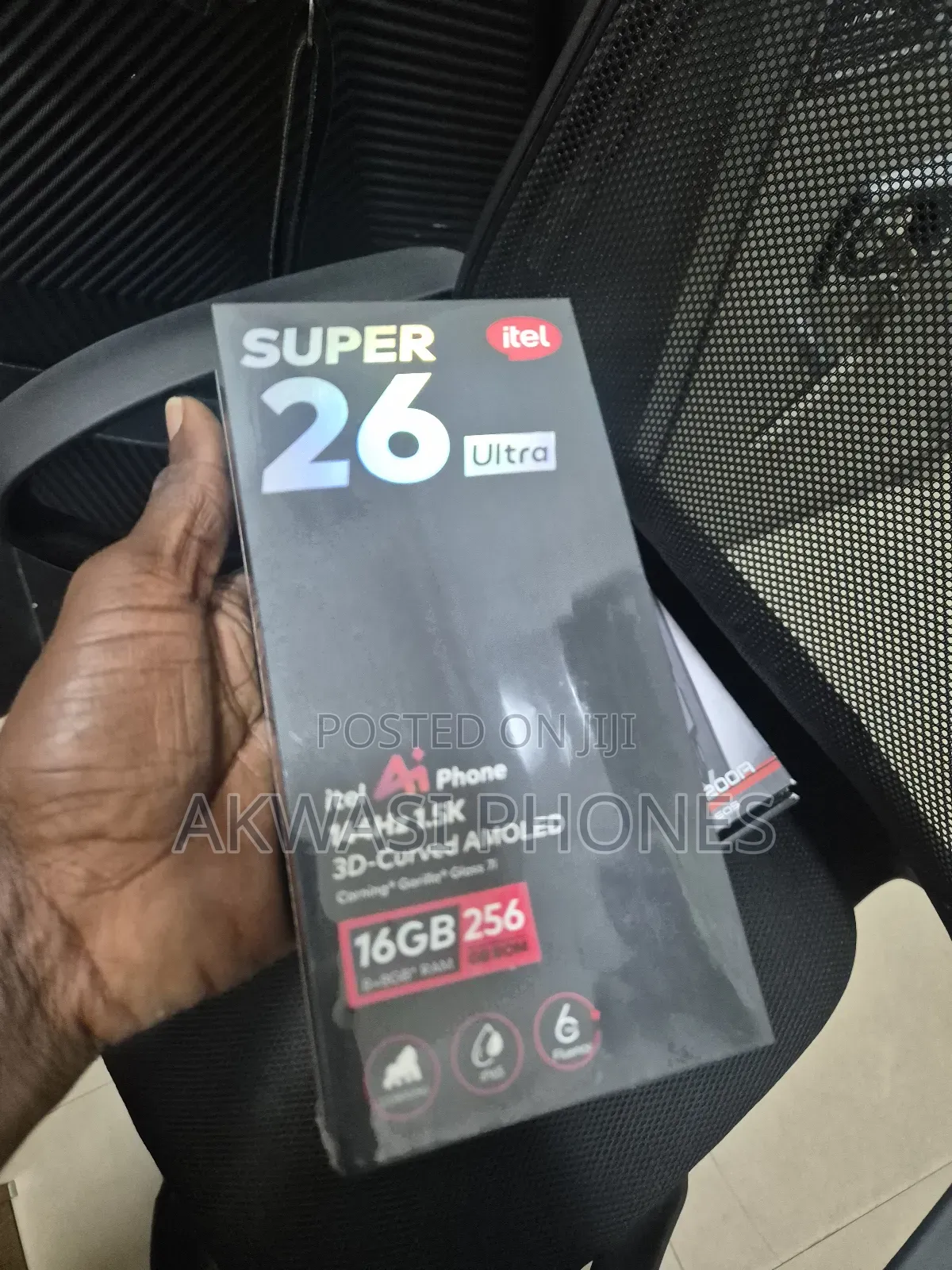 New Itel S26 Ultra 256 GB Black