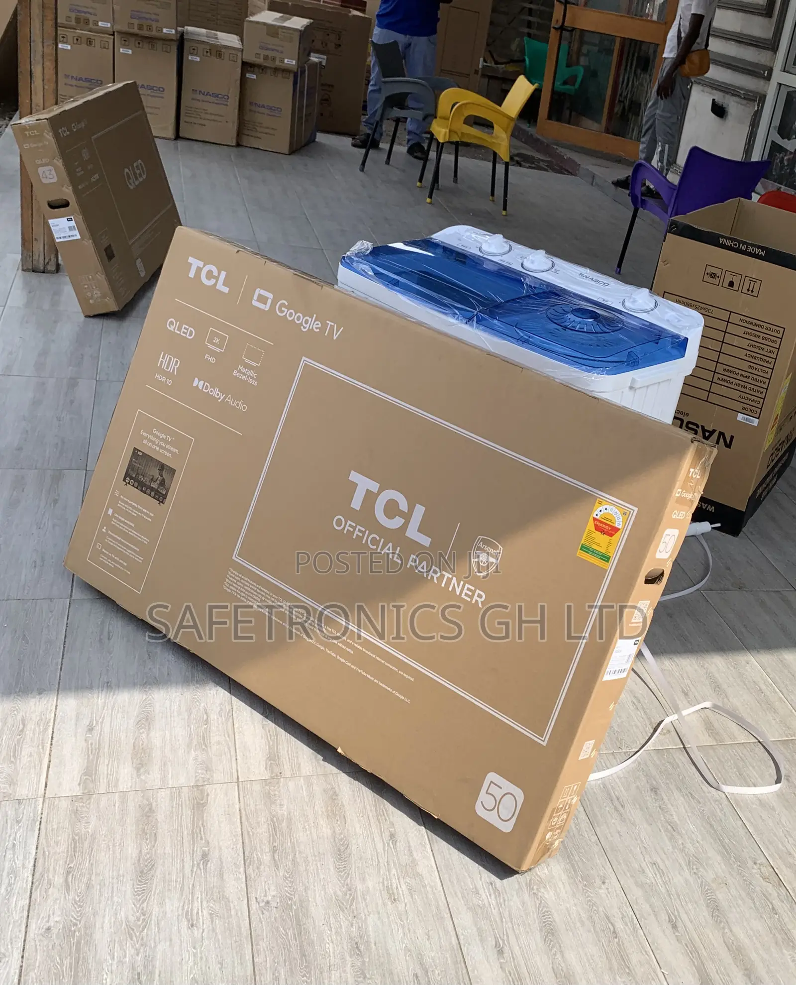 Ultra Modern Design 50 Inch TCL Smart Satellite Qled 50s5k TV