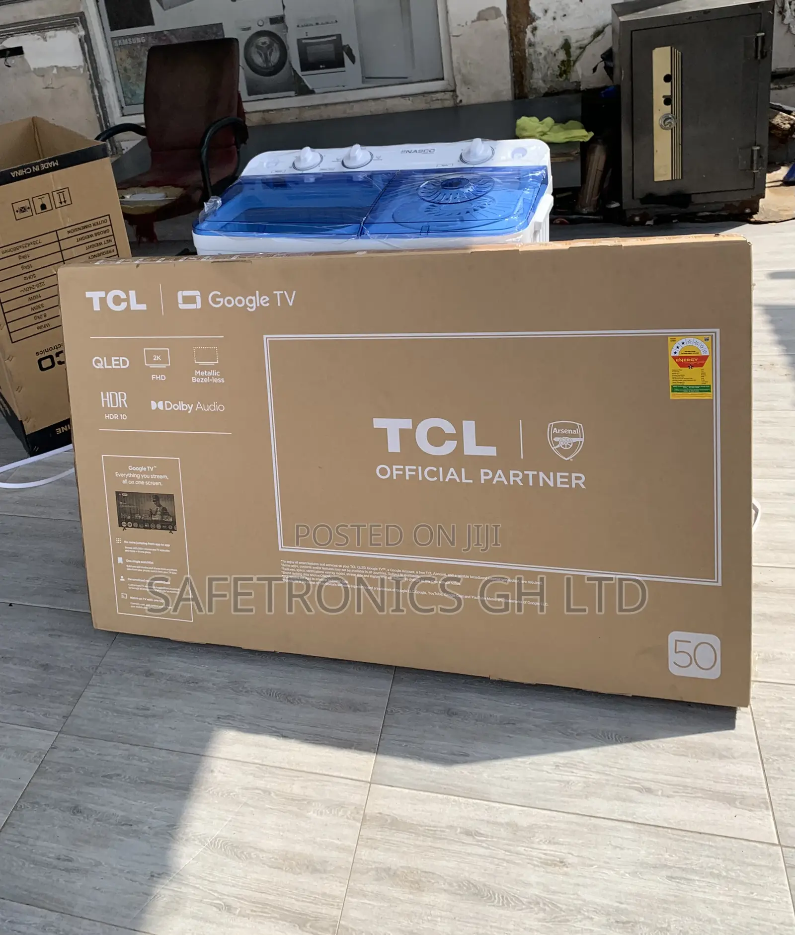 Choose TCL Black 50 Inch Smart Satellite FHD 50s5k Tv