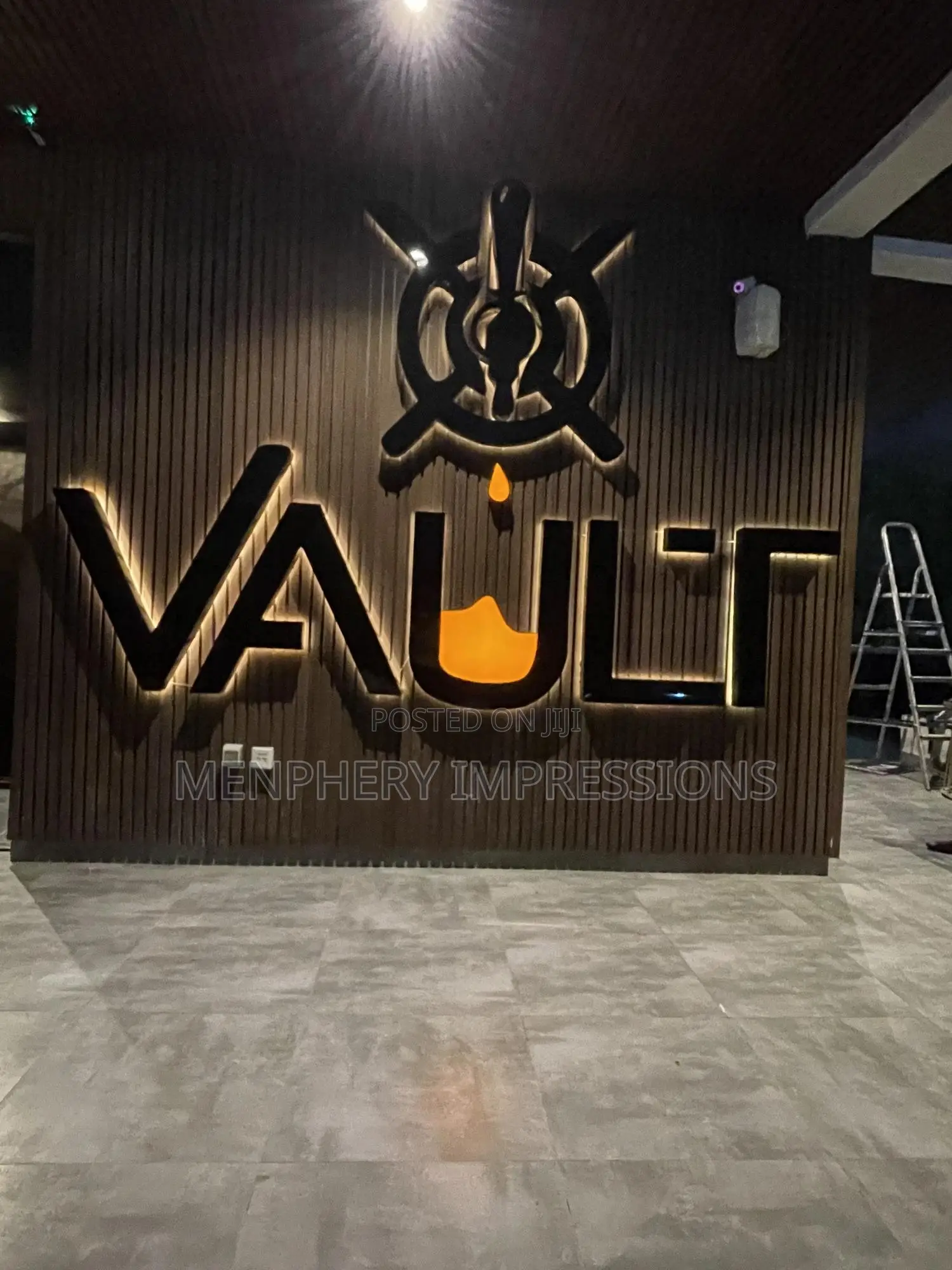 Vault 3d Signage With Light