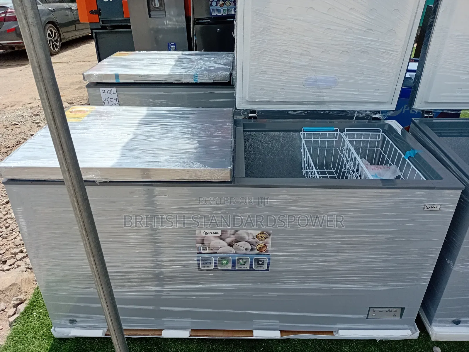 Pearl 508l Powerful With Deep Freezing Double Door Chest Freezer