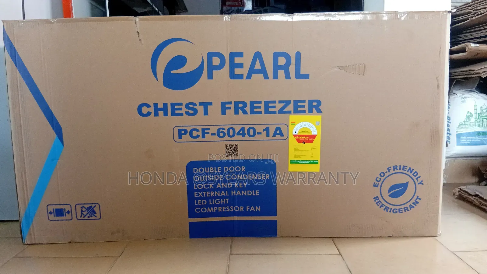 Pearl 508l Double-Door Chest Freezer – Extra Large Capacity