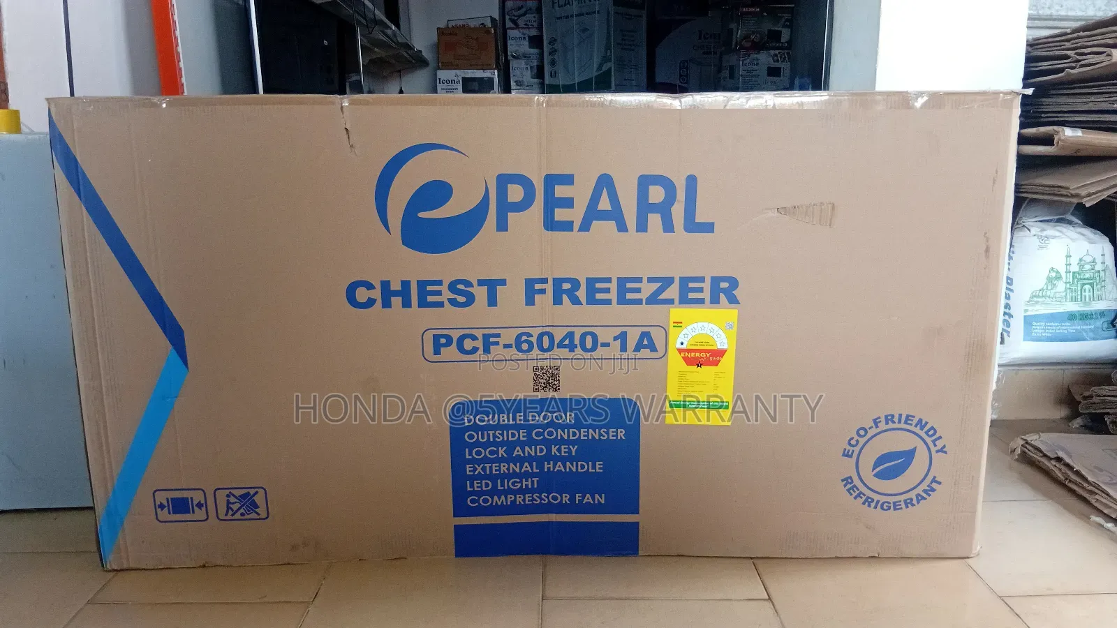 Pearl 508l Heavy-Duty Double!1 Door Freezer