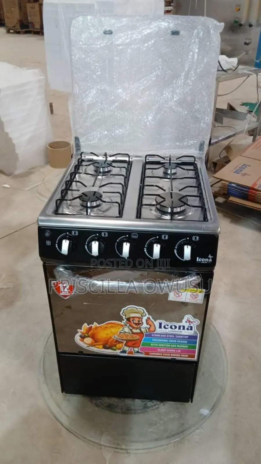 Volcano Icona 4 Burner With Oven and Grill