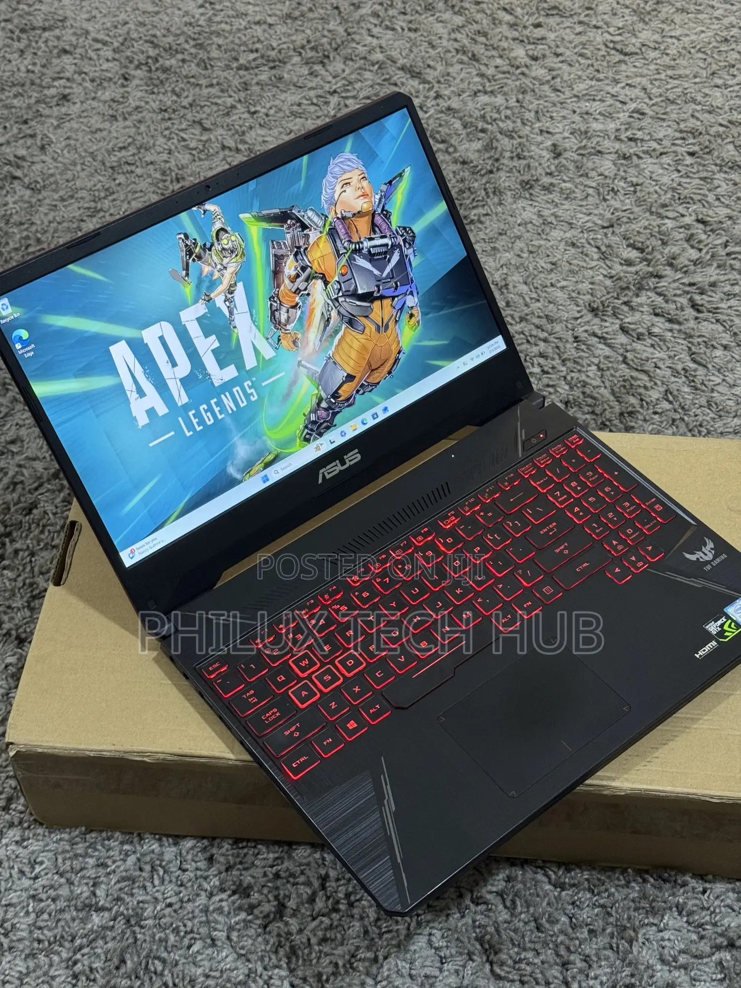 Laptop Asus TUF Gaming FX504 16GB Nvidia HDD+SSD 750GB