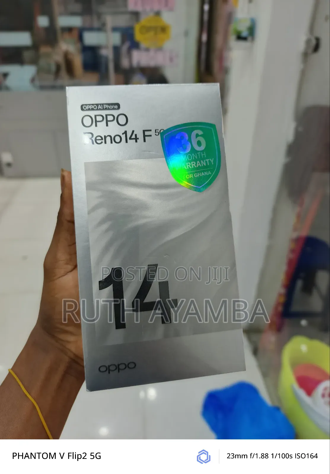 New Oppo Reno14 F 512 GB Black