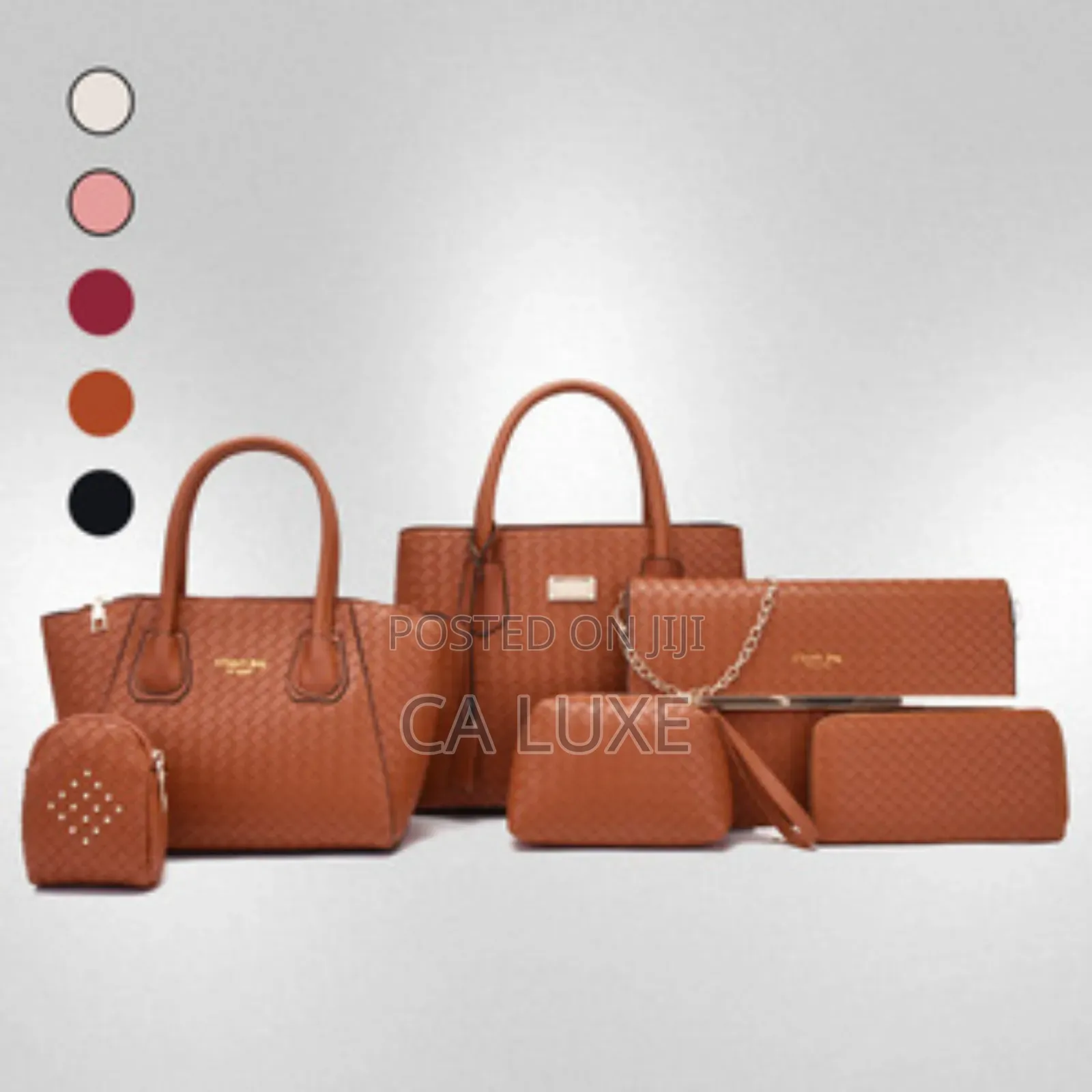 Quality 6in1 Set Bag Ladies Handbag Clutch and Purse Fast Delivery