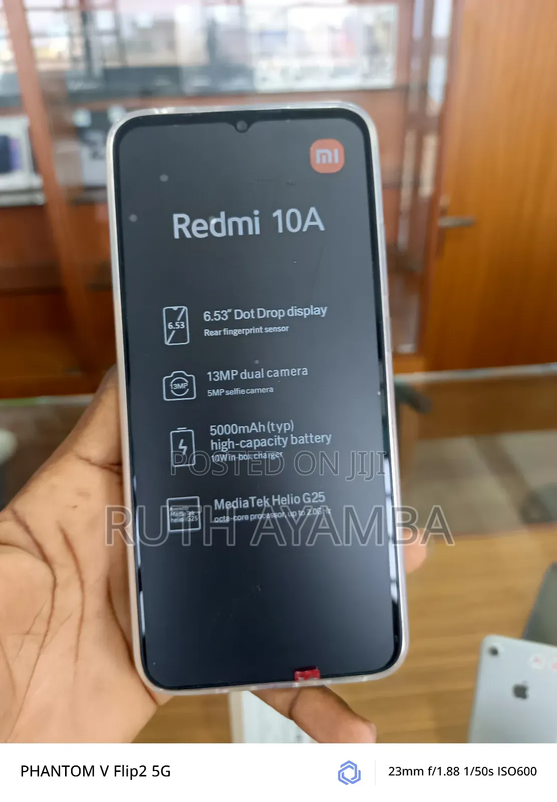 New Xiaomi Redmi 10A 128 GB Black